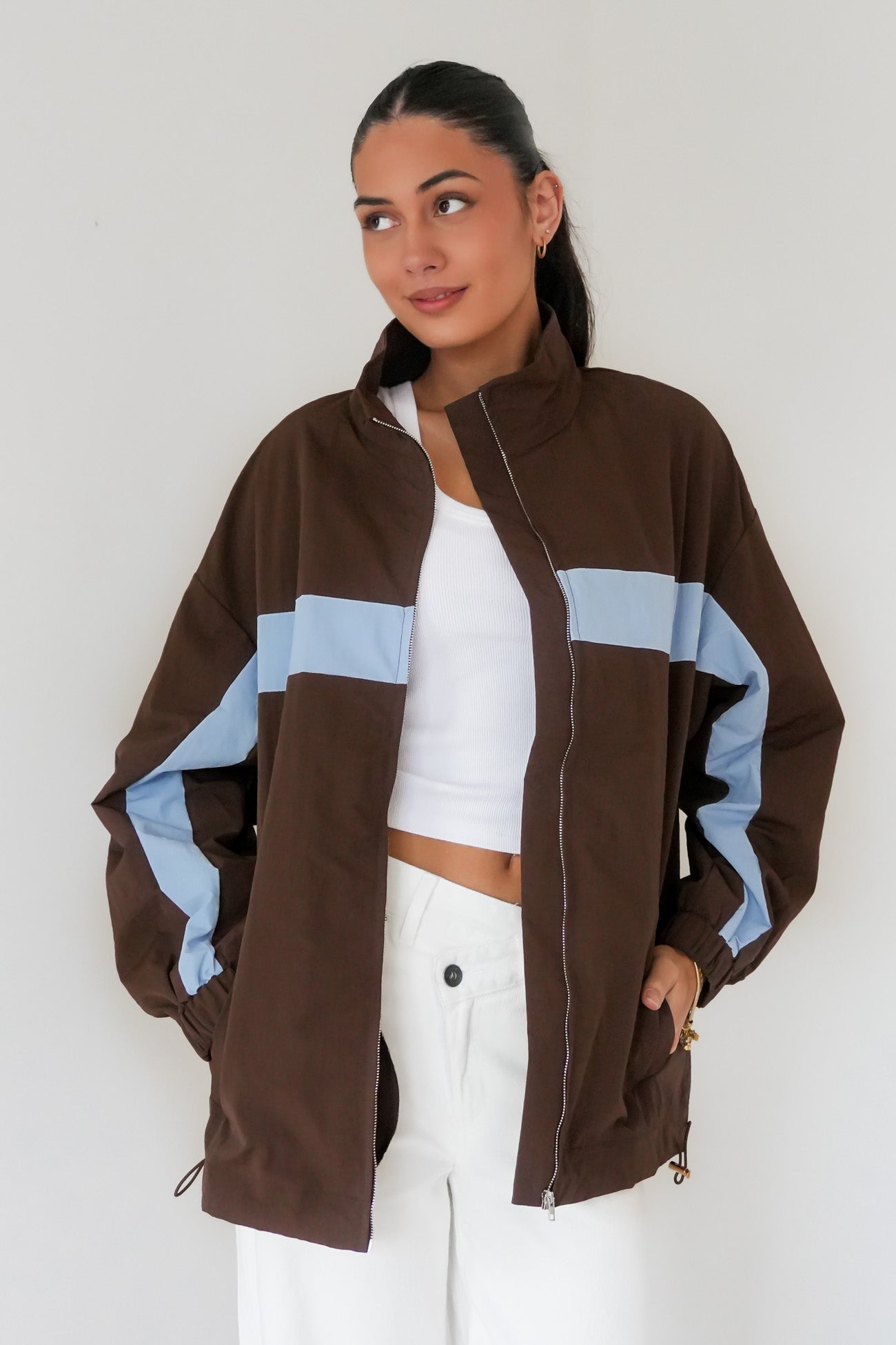 Monte Jacket Chocolate Blue