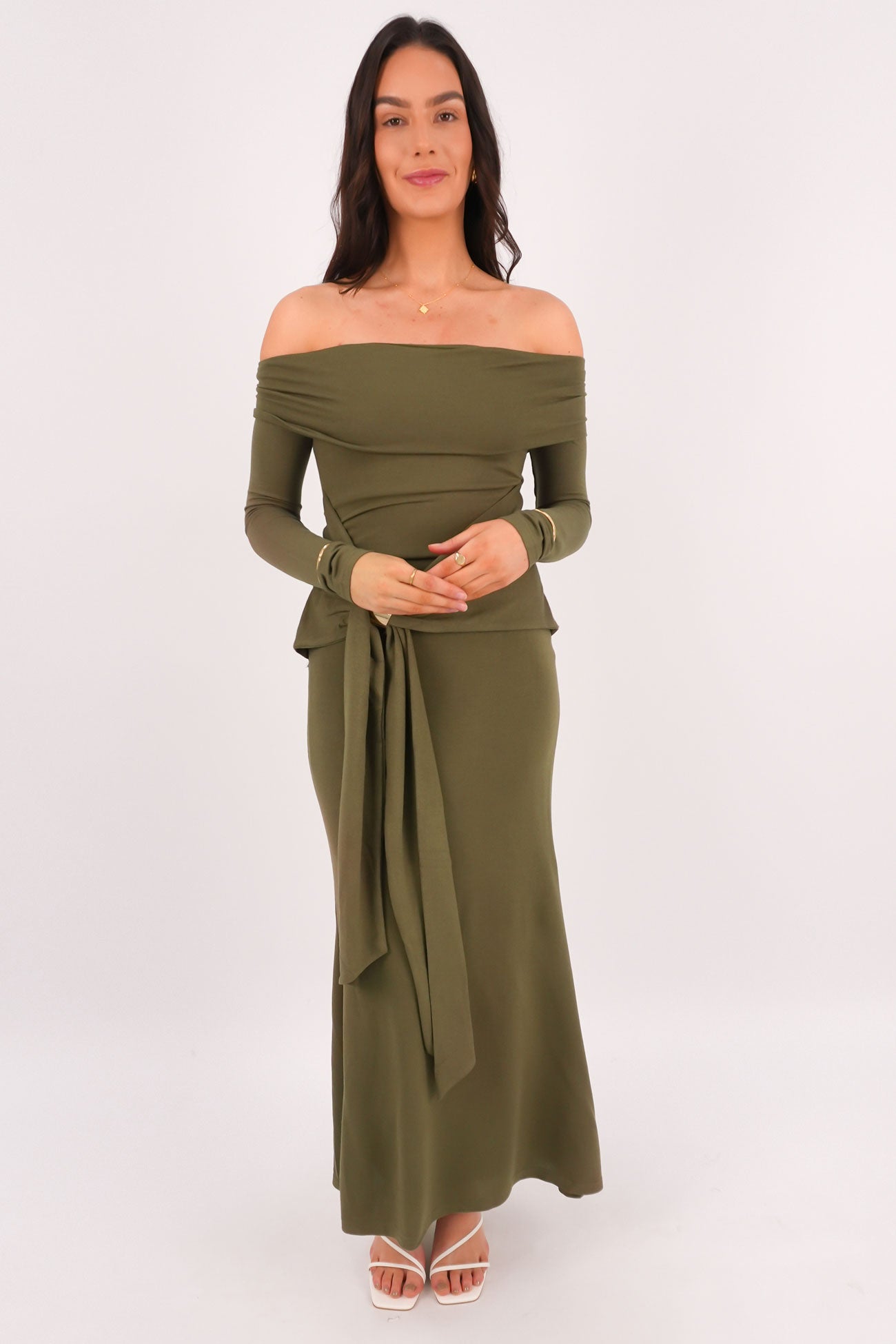 Monty Maxi Dress Olive