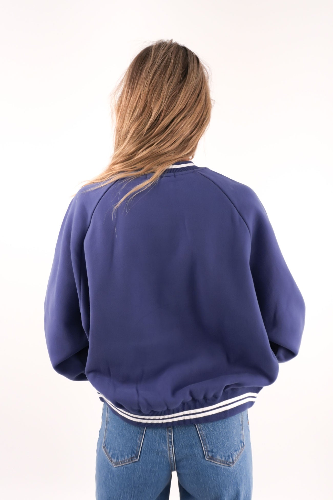 NYC 96 Raglan Box Crew Nautical