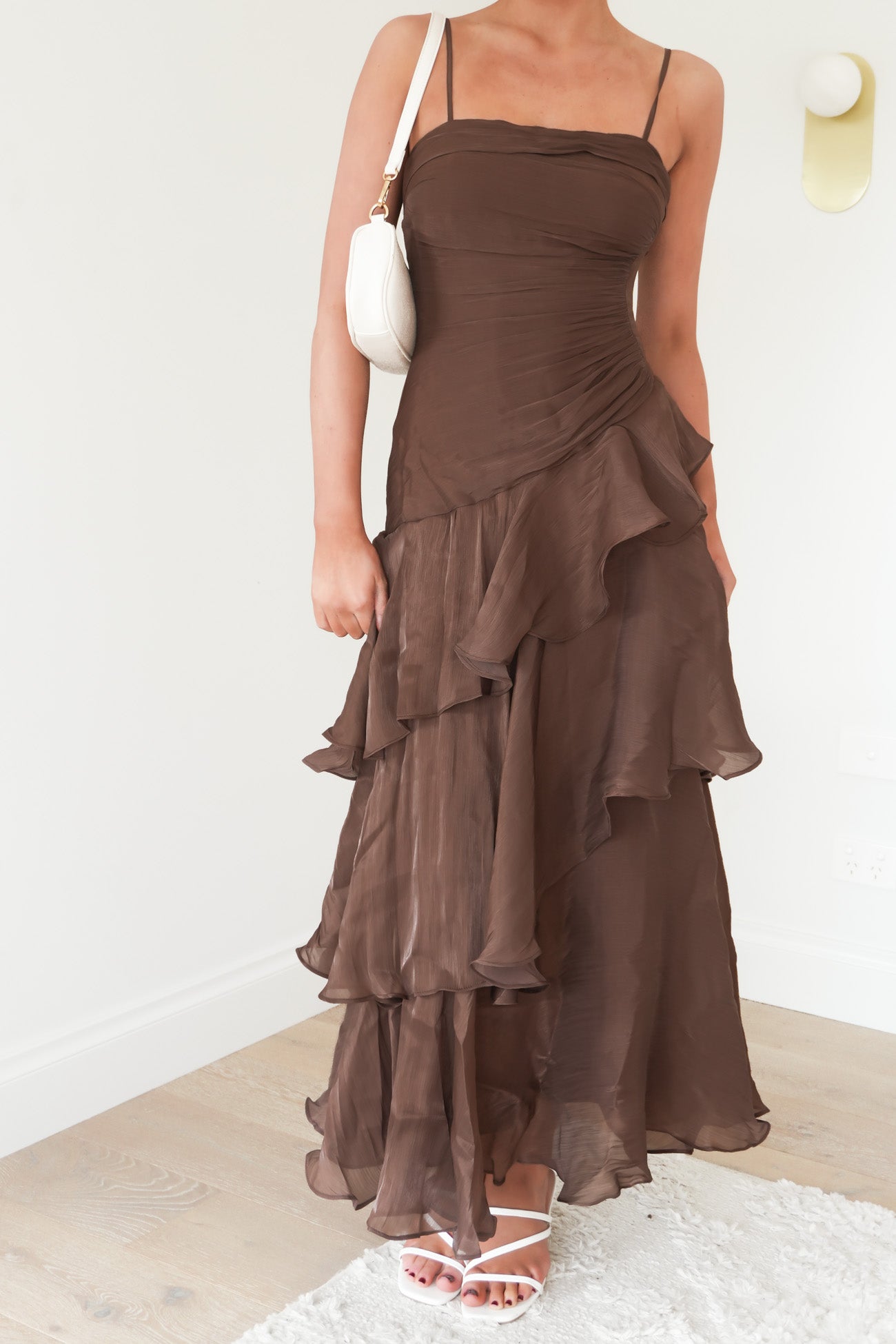 Nesta Midi Dress Chocolate