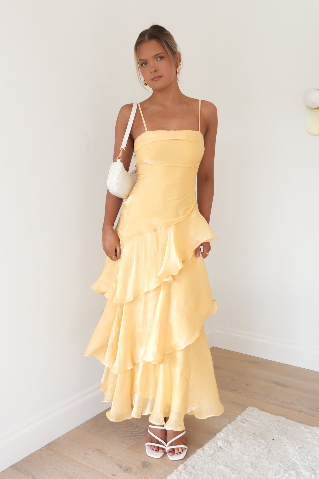 Nesta Midi Dress Yellow