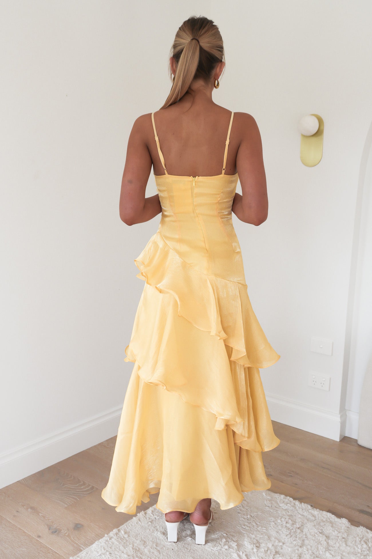Nesta Midi Dress Yellow