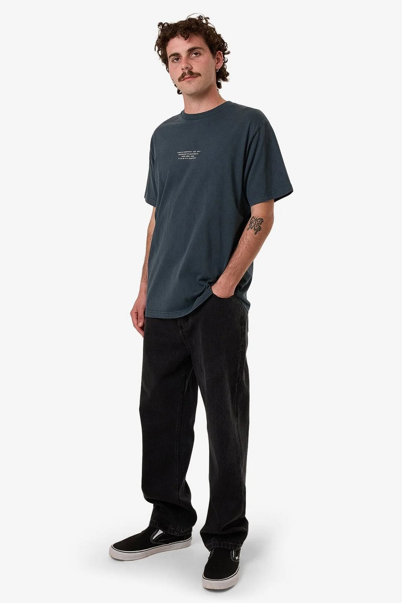 New Issue Merch Fit Tee Petrol