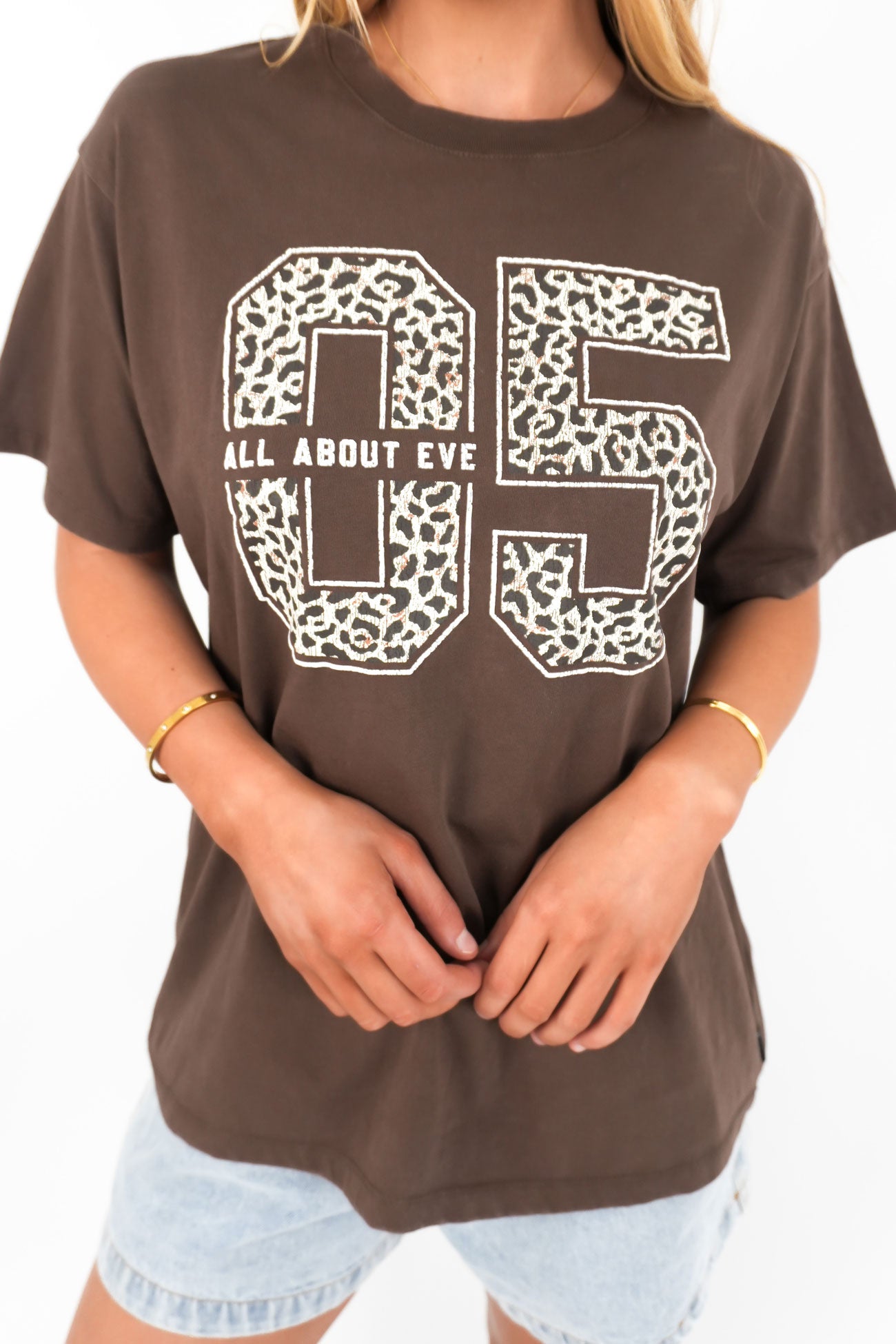 Nico Relaxed Tee Brown