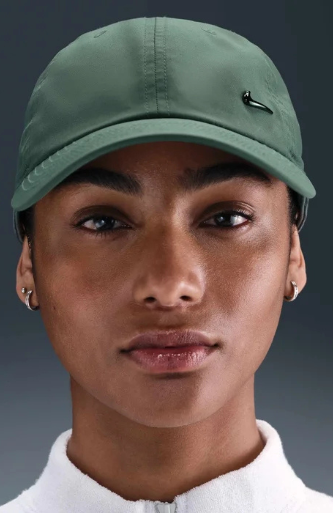 green nike dri fit hat