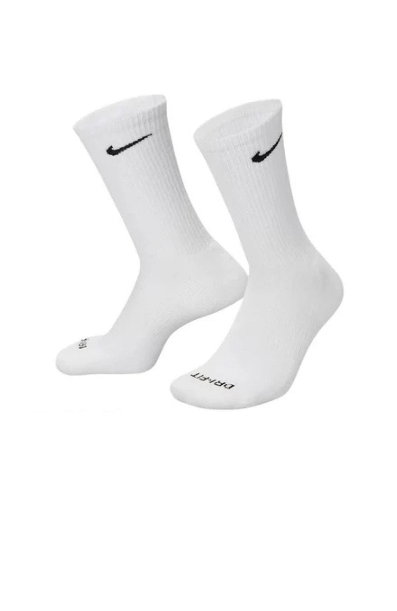 nike training 3 pack crew socks in multi