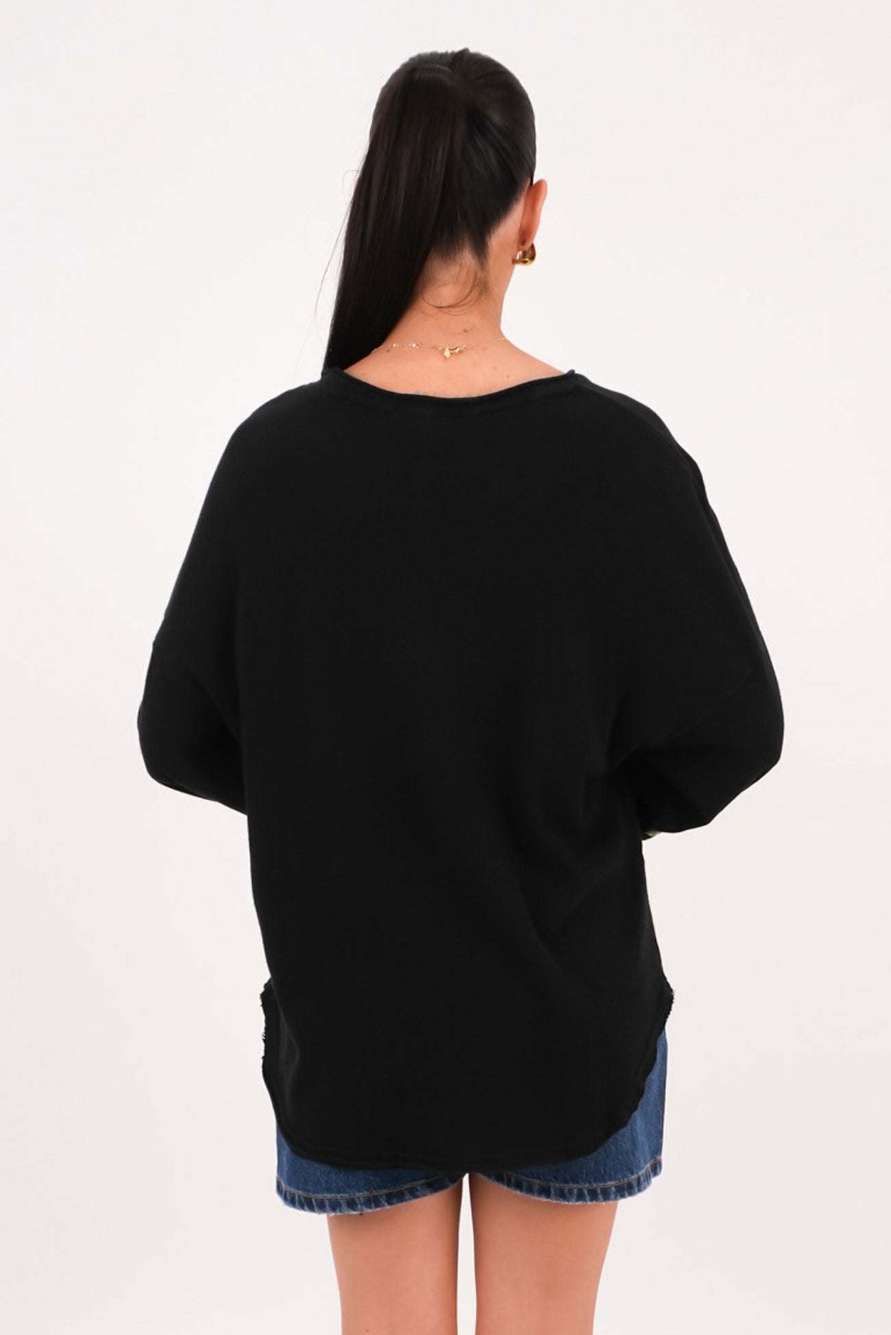 Ninety Five Long Sleeve Tee Washed Black