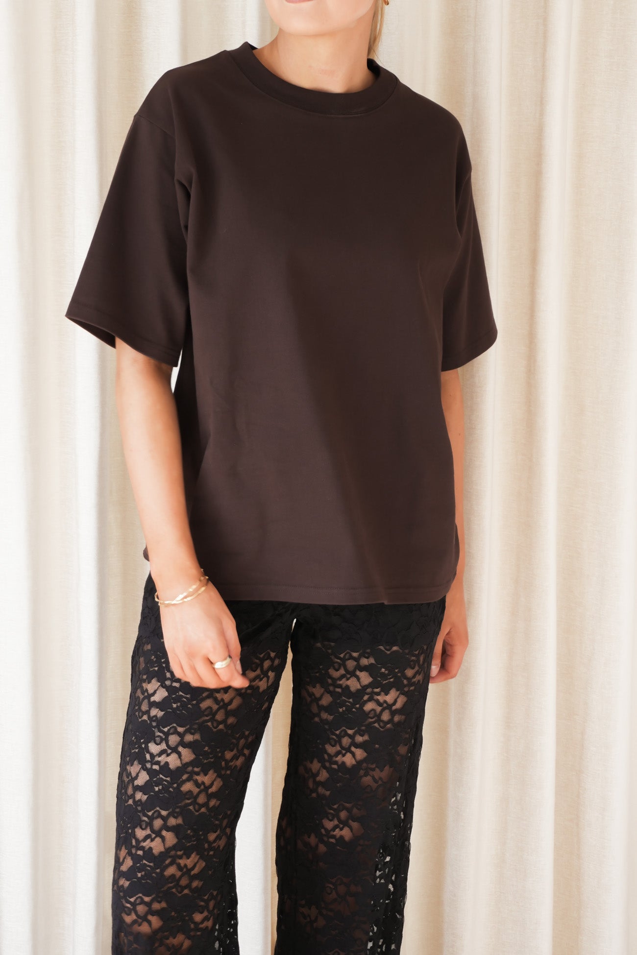 Noah Oversized Tee Chocolate