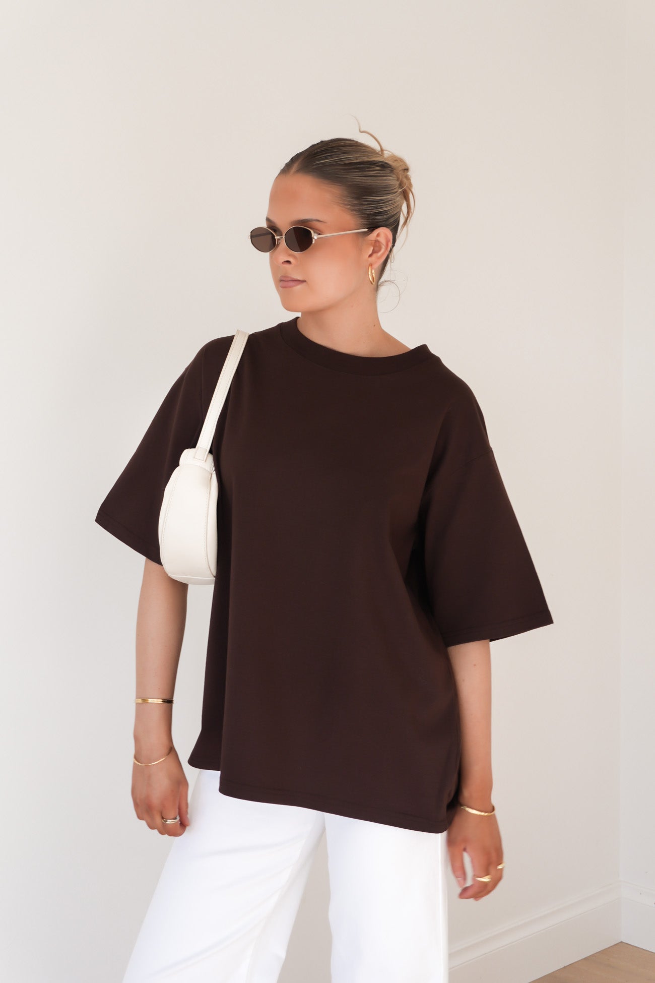 Noah Oversized Tee Chocolate