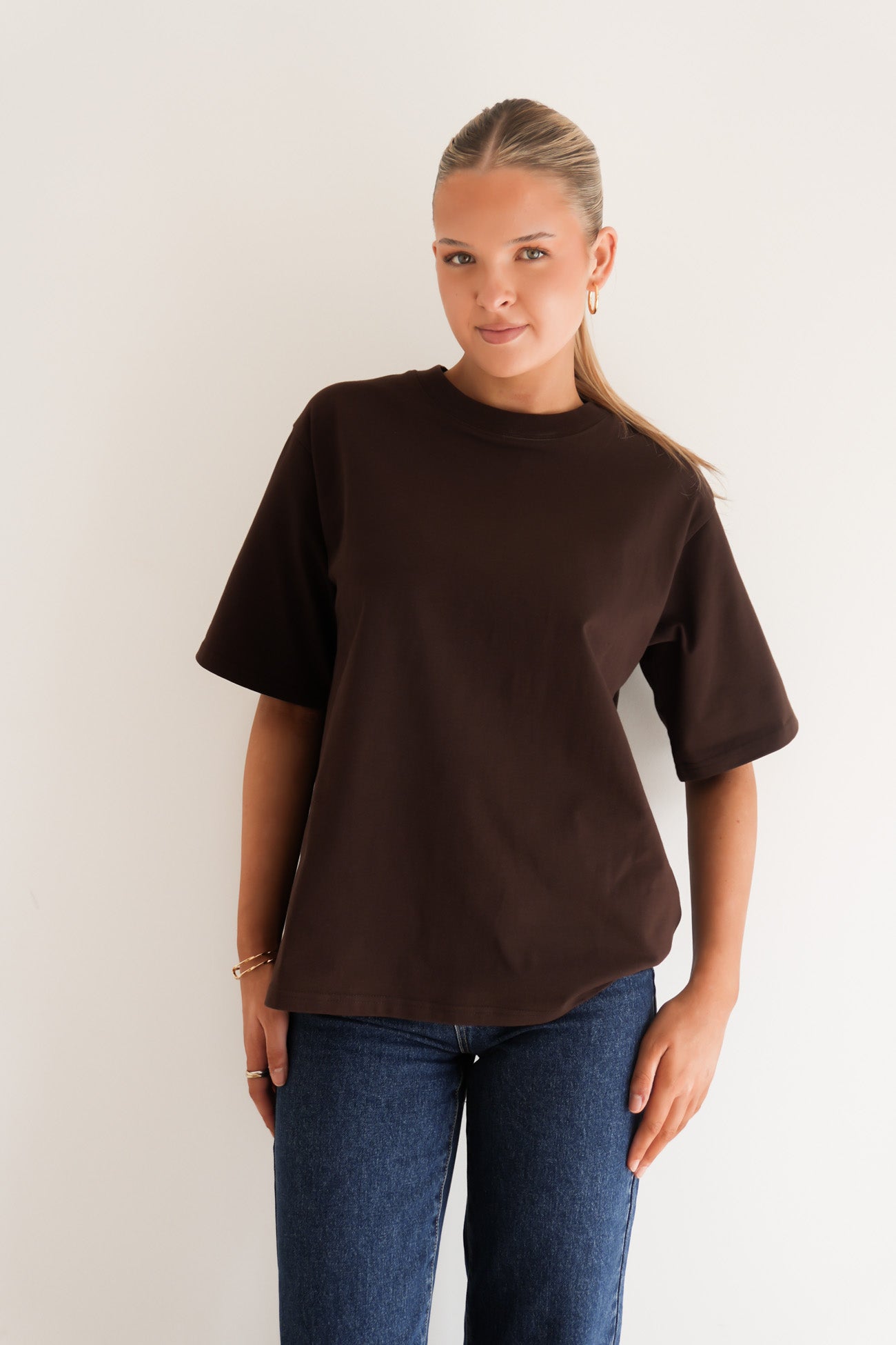 Noah Oversized Tee Chocolate