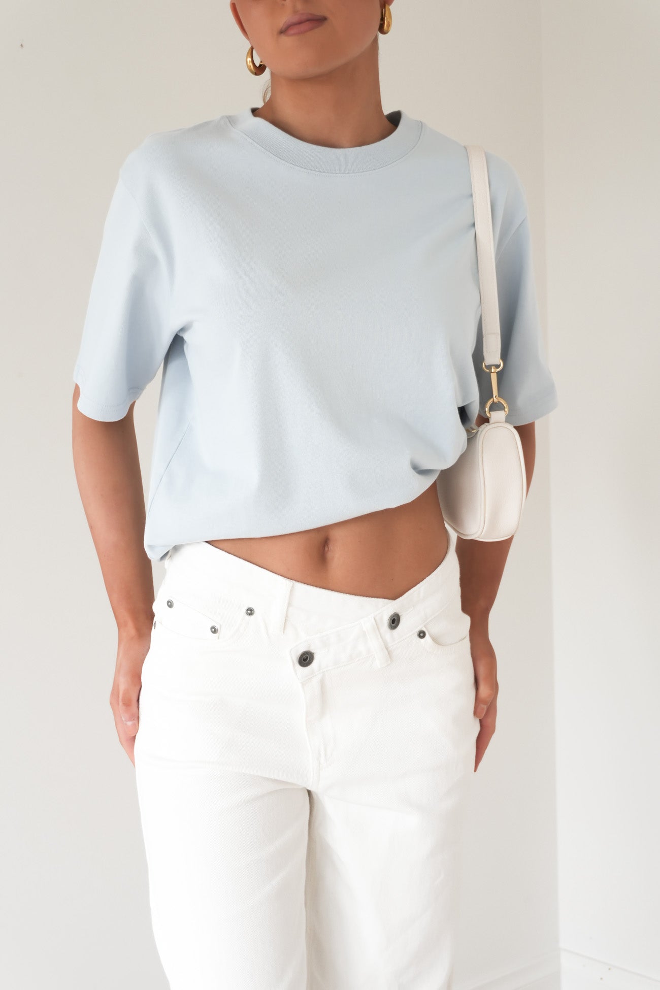 Noah Oversized Tee Light Blue