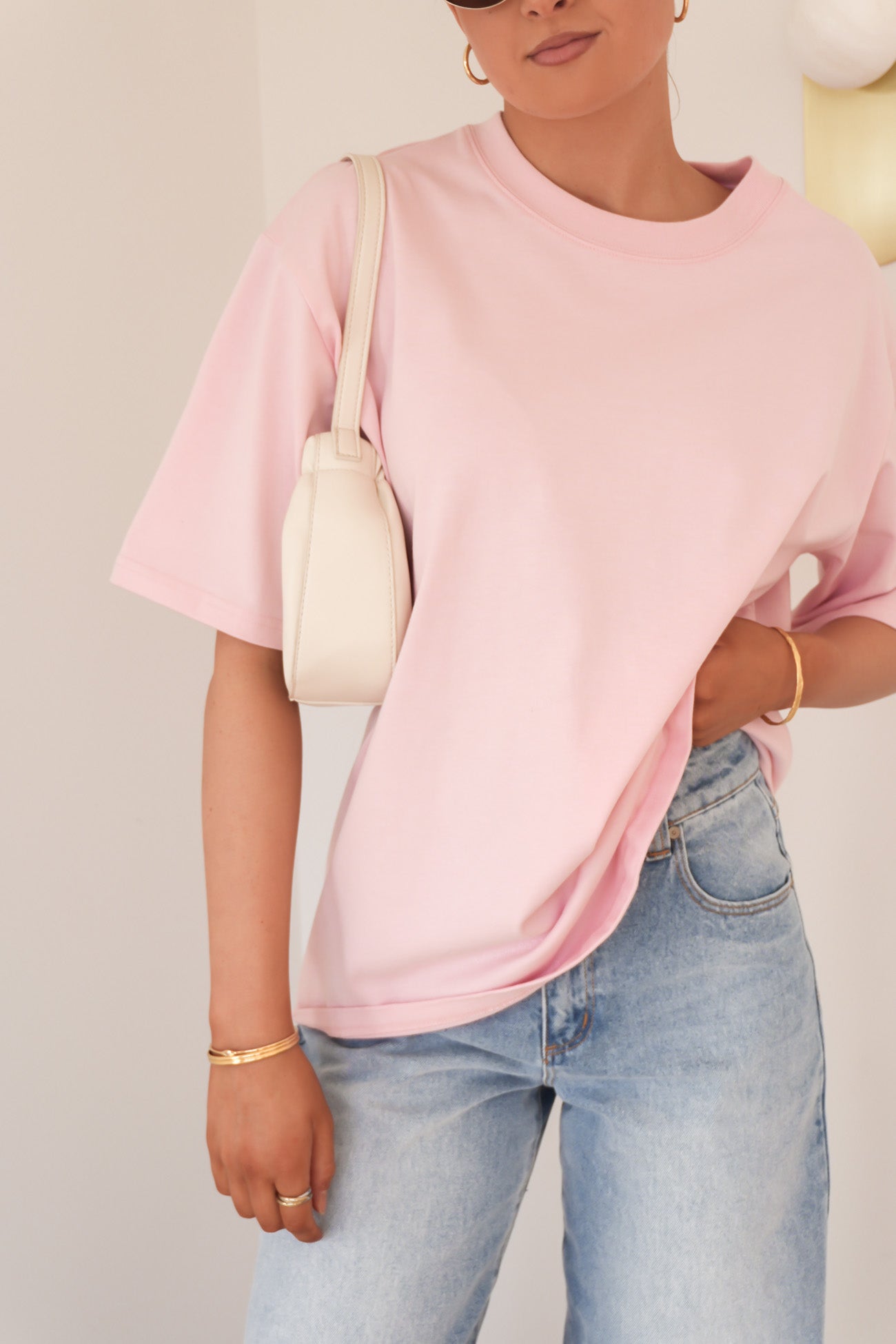 Noah Oversized Tee Pink