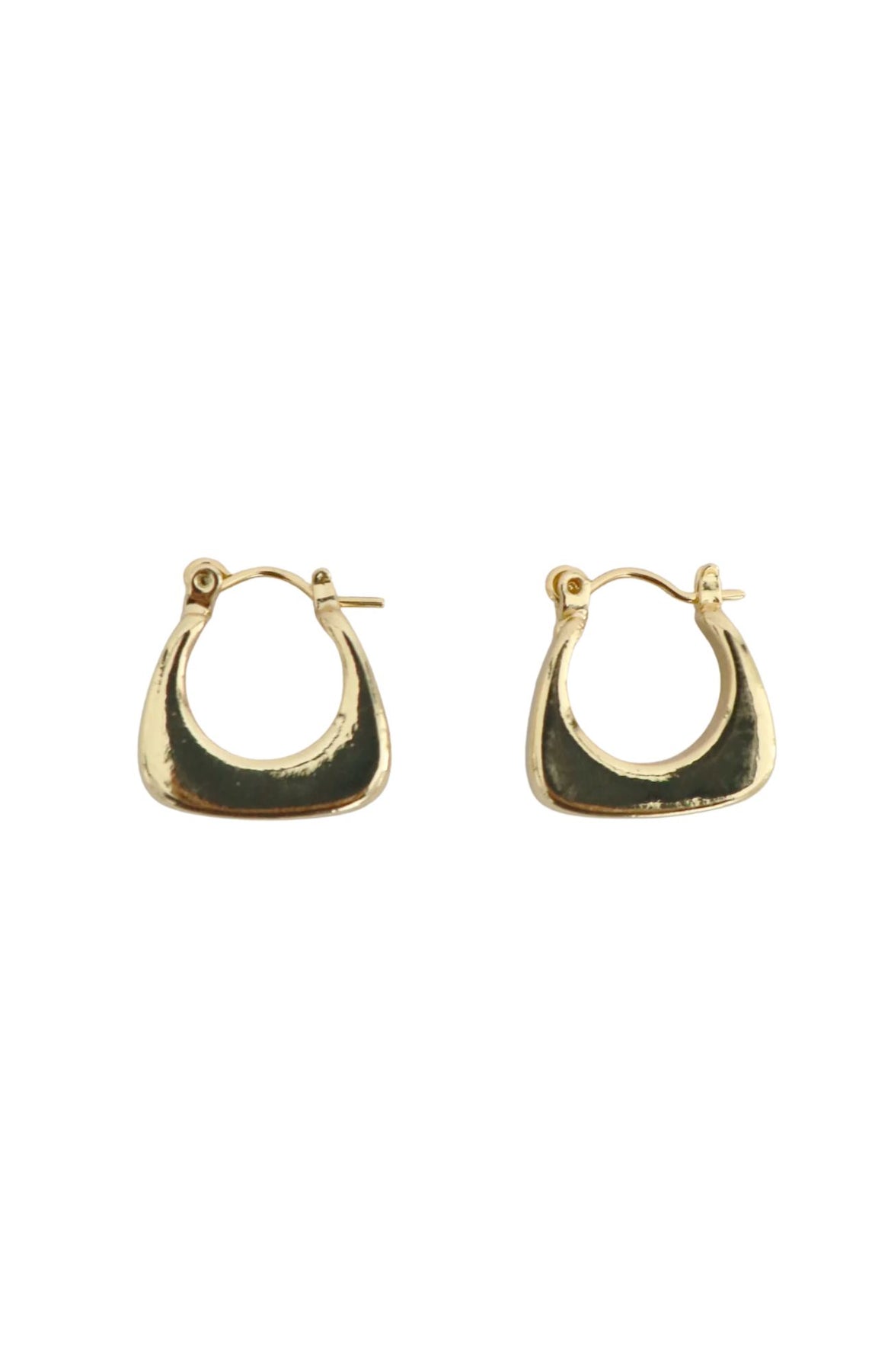Nora-Huggie-Earrings-Gold