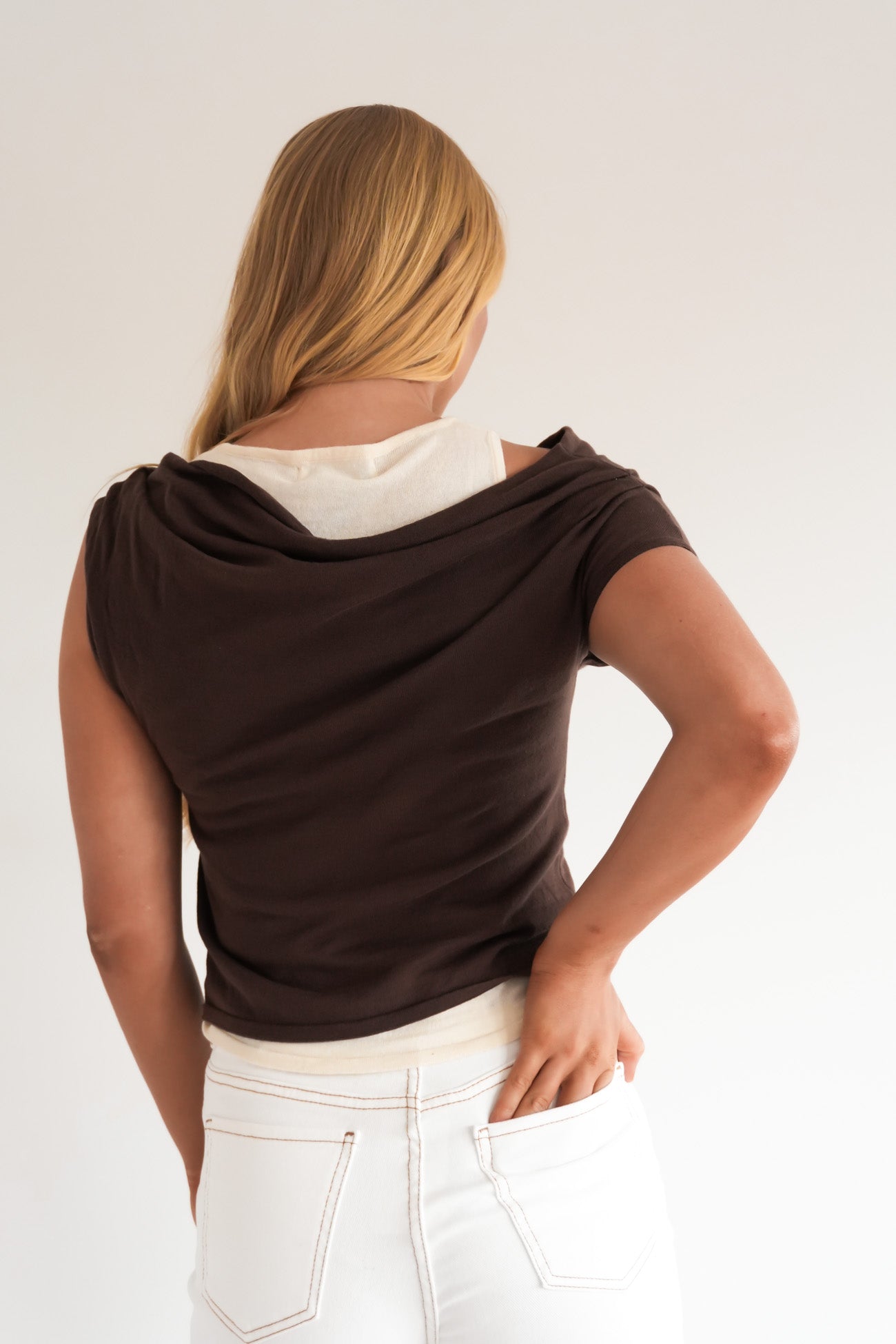 Nora Knit Top Chocolate