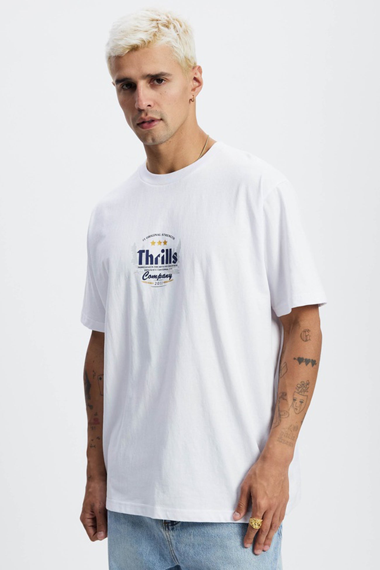 OG Strength Merch Fit Tee White