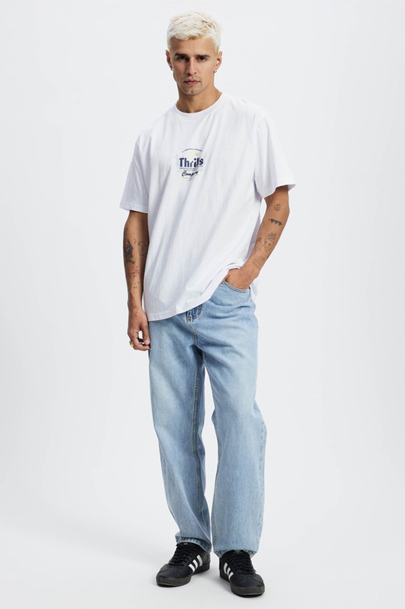 OG Strength Merch Fit Tee White