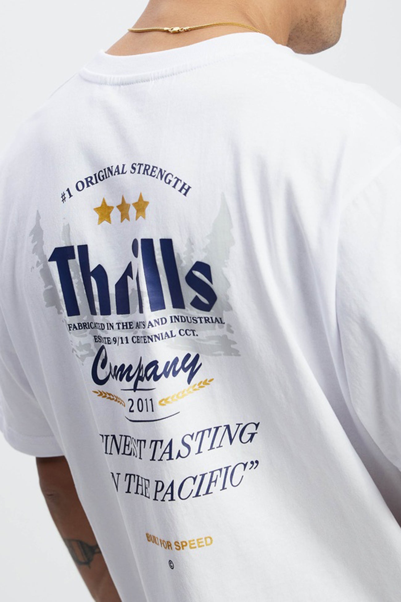 OG Strength Merch Fit Tee White