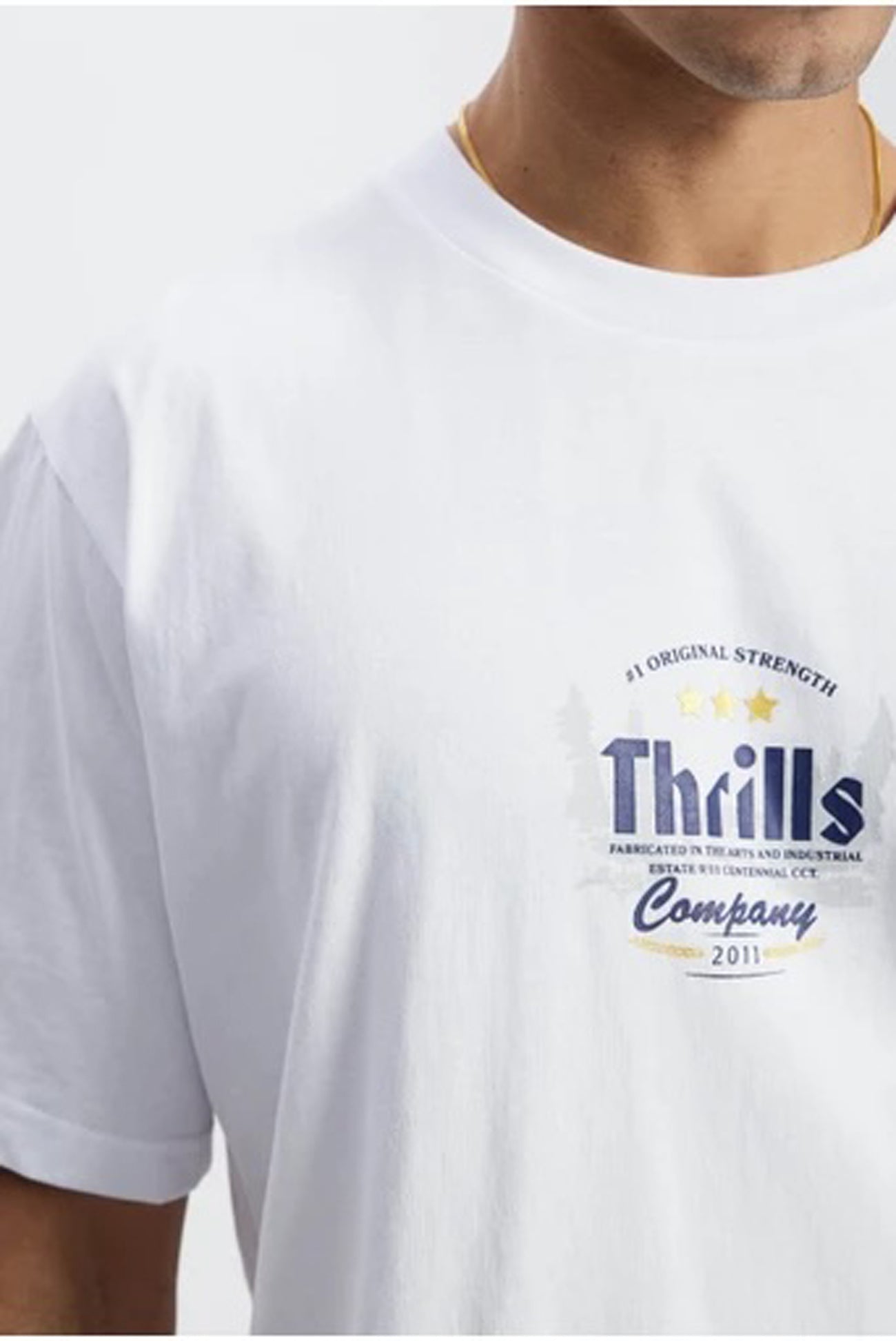 OG Strength Merch Fit Tee White