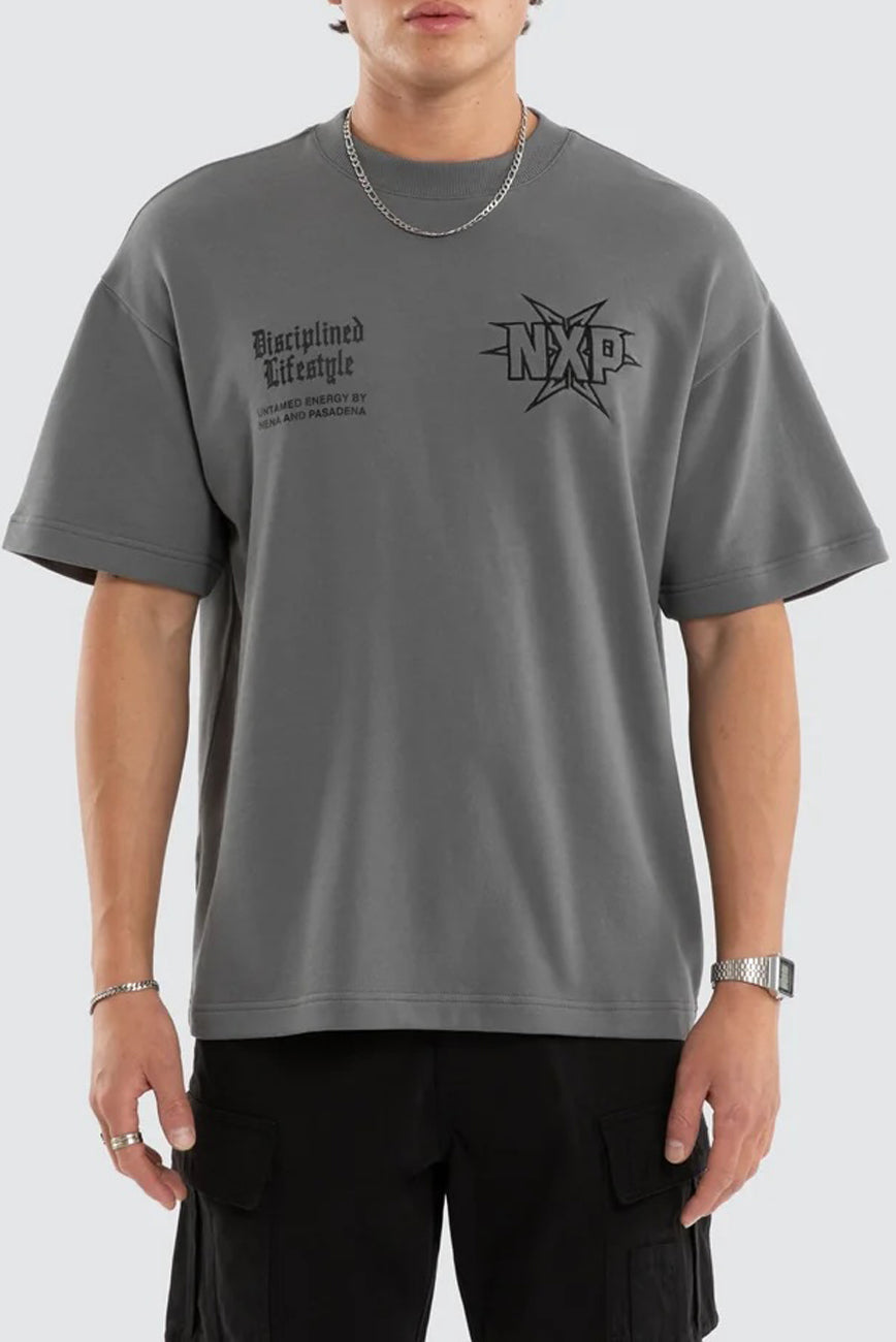 Octavian Loopback Raptor Tee Lava Smoke