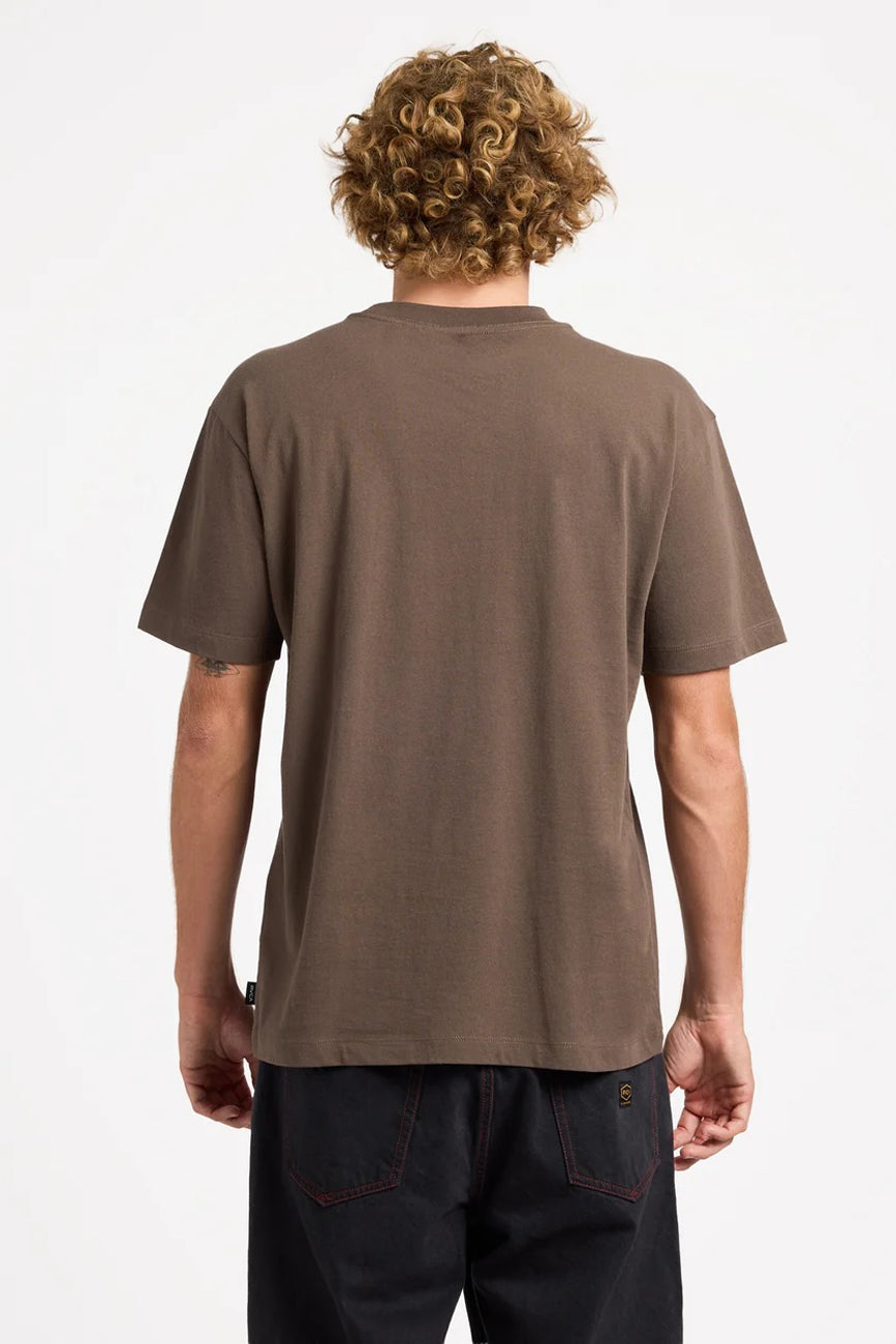 Old RVCA Short Sleeve Tee Chocolate