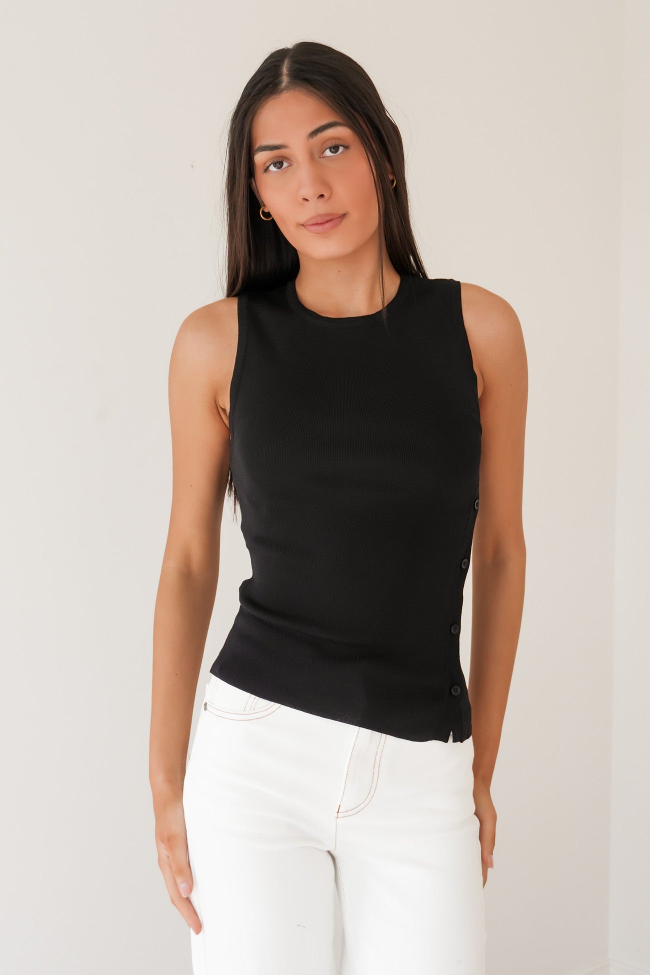 Ollie Button Down Knit Tank