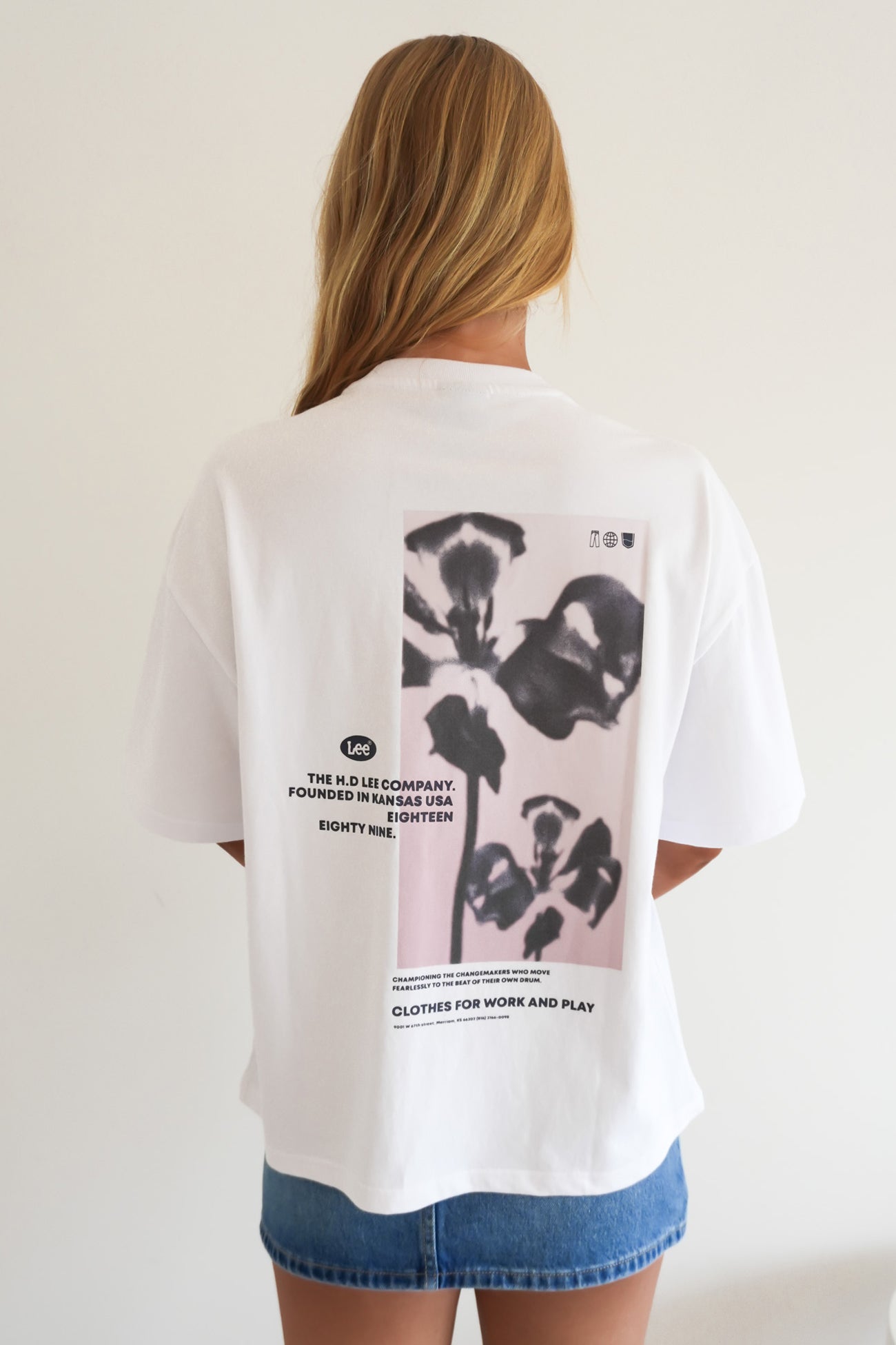 Orchid Boxy Tee Optic White