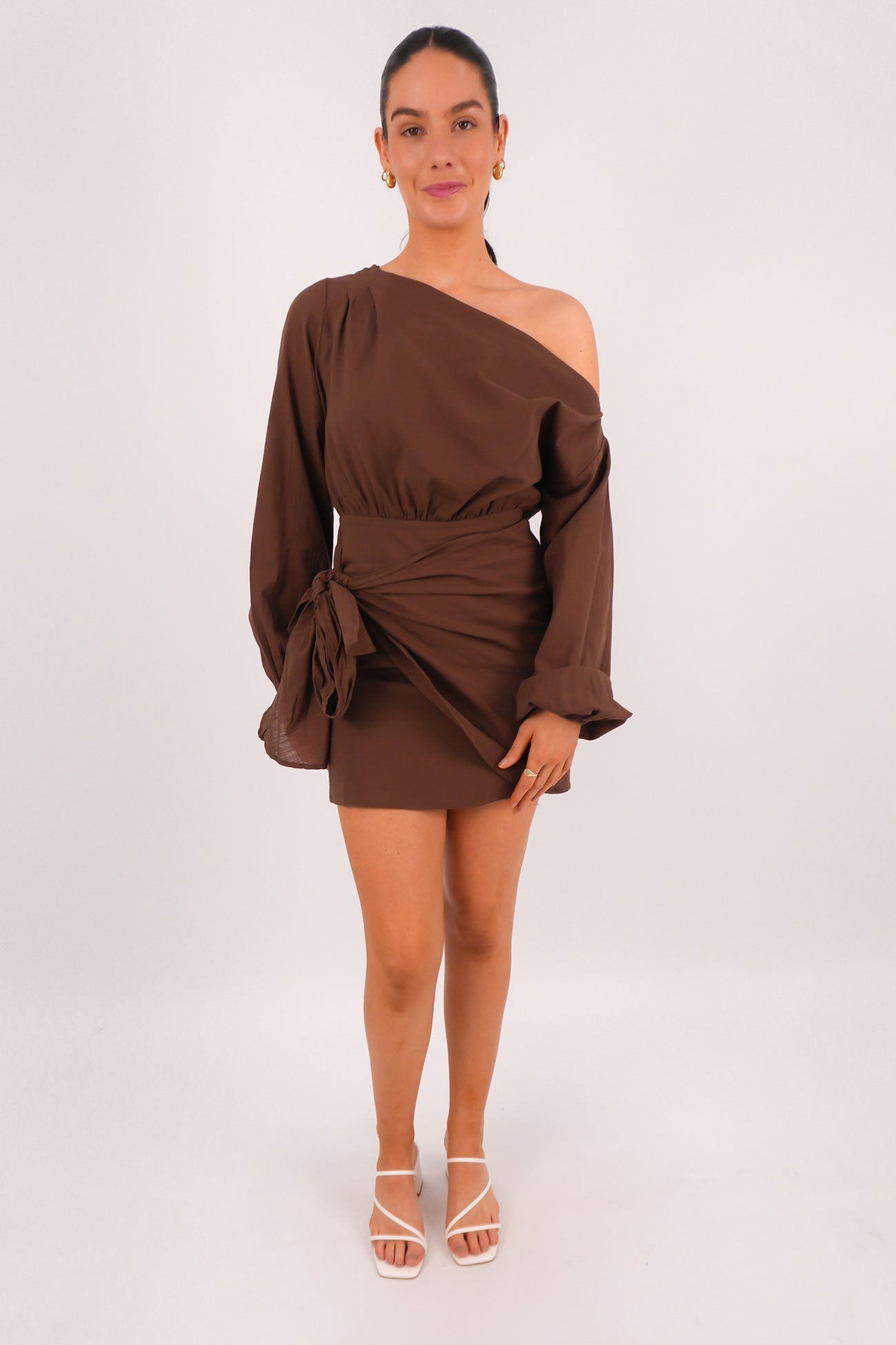Oscar Mini Dress Choc