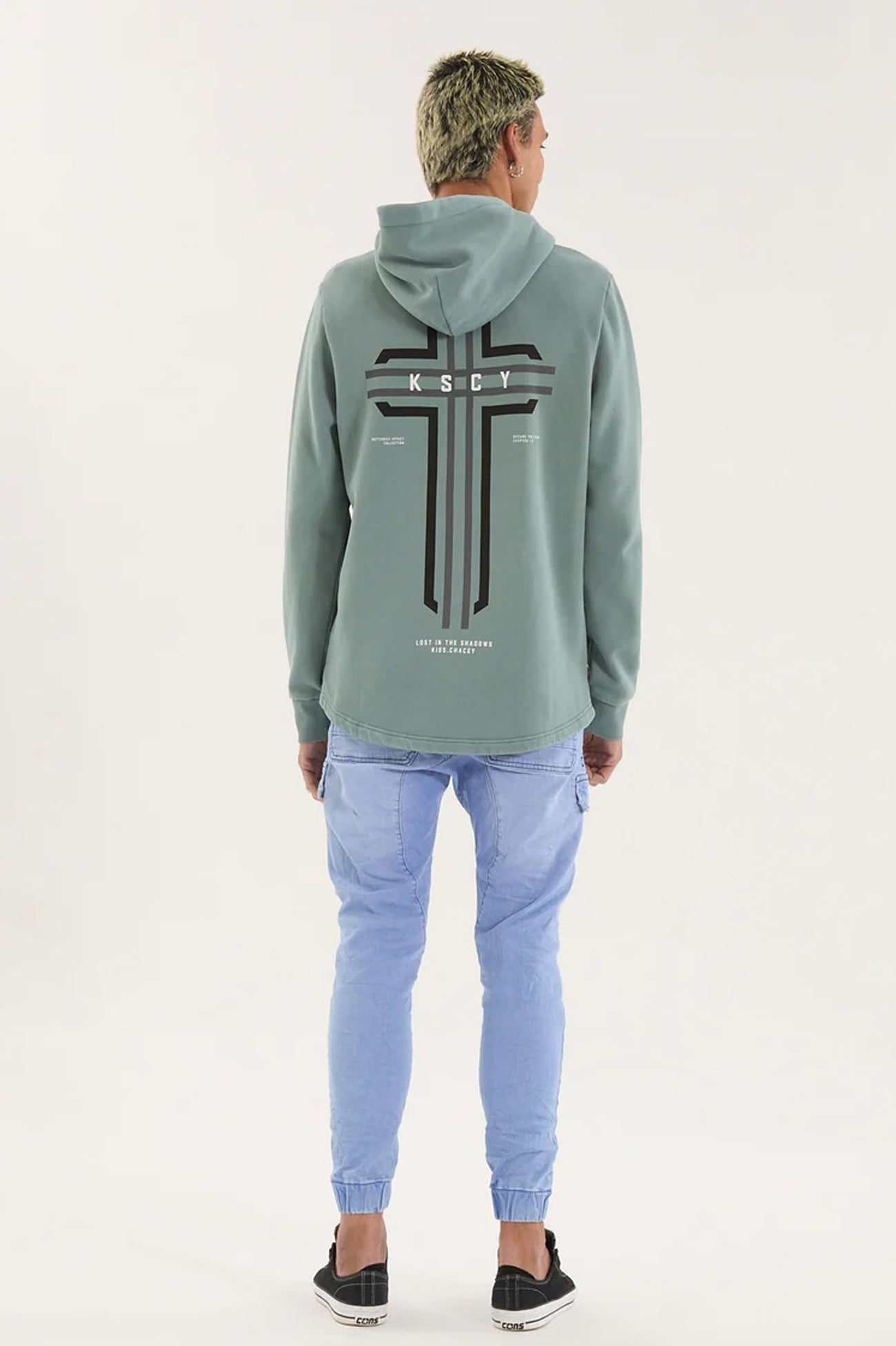 Outpost Dual Curved Hoodie Pigment Trooper b1