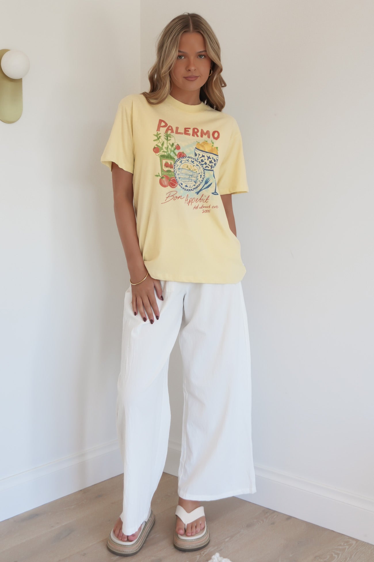 Palermo Relaxed Tee Yellow