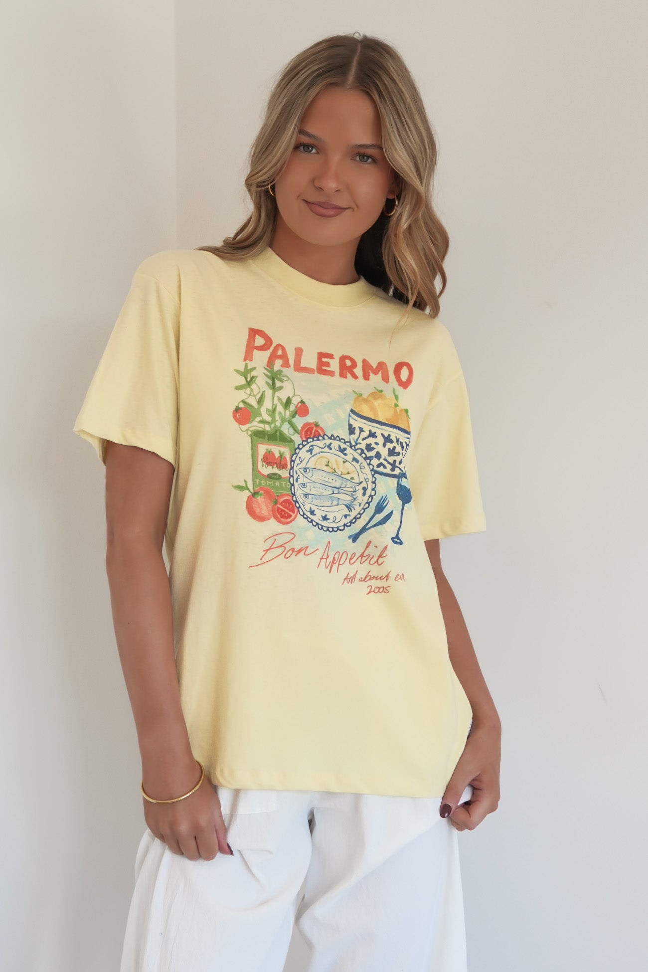 Palermo Relaxed Tee Yellow