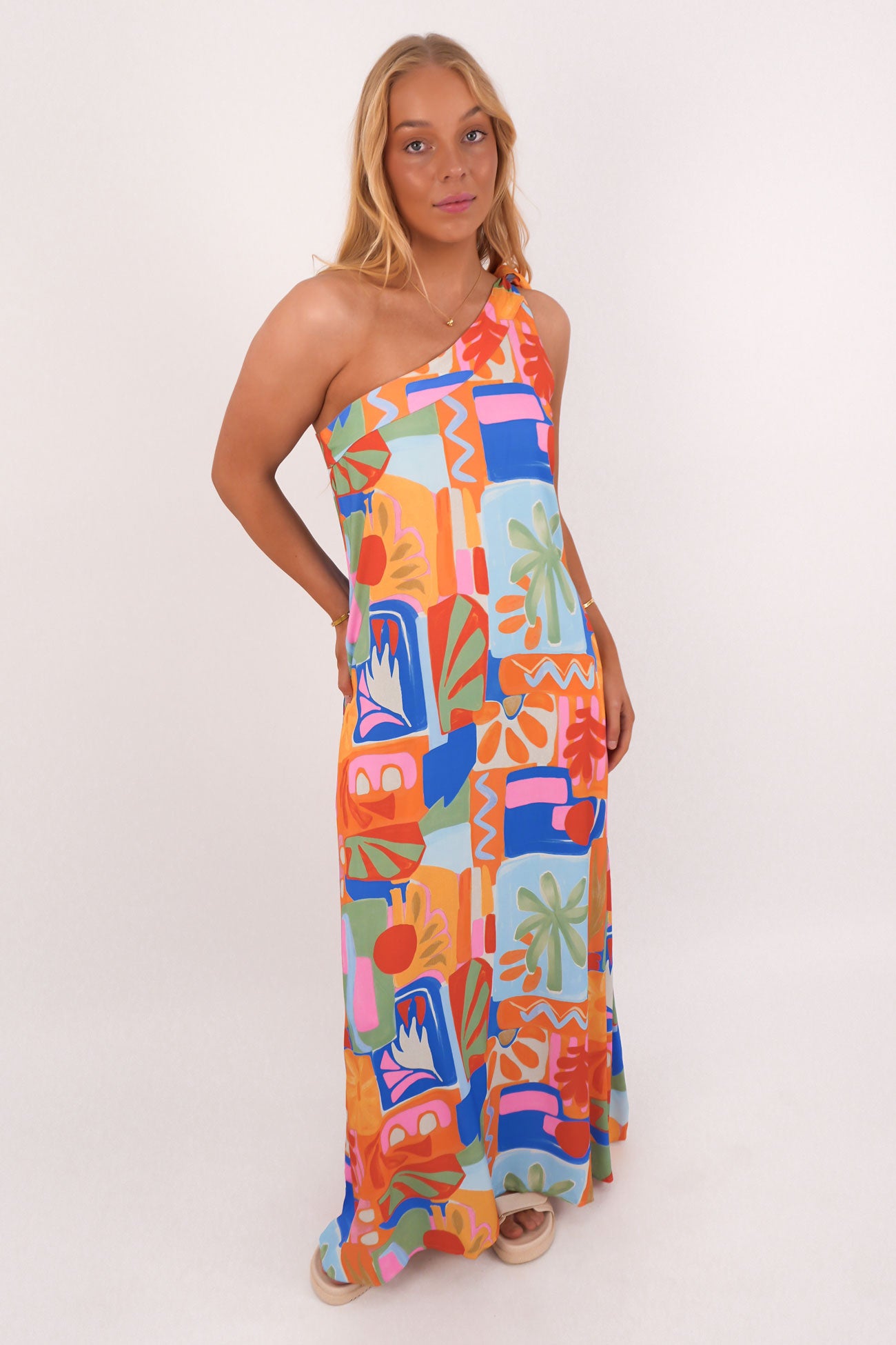 Palma Maxi Dress Colourwaves