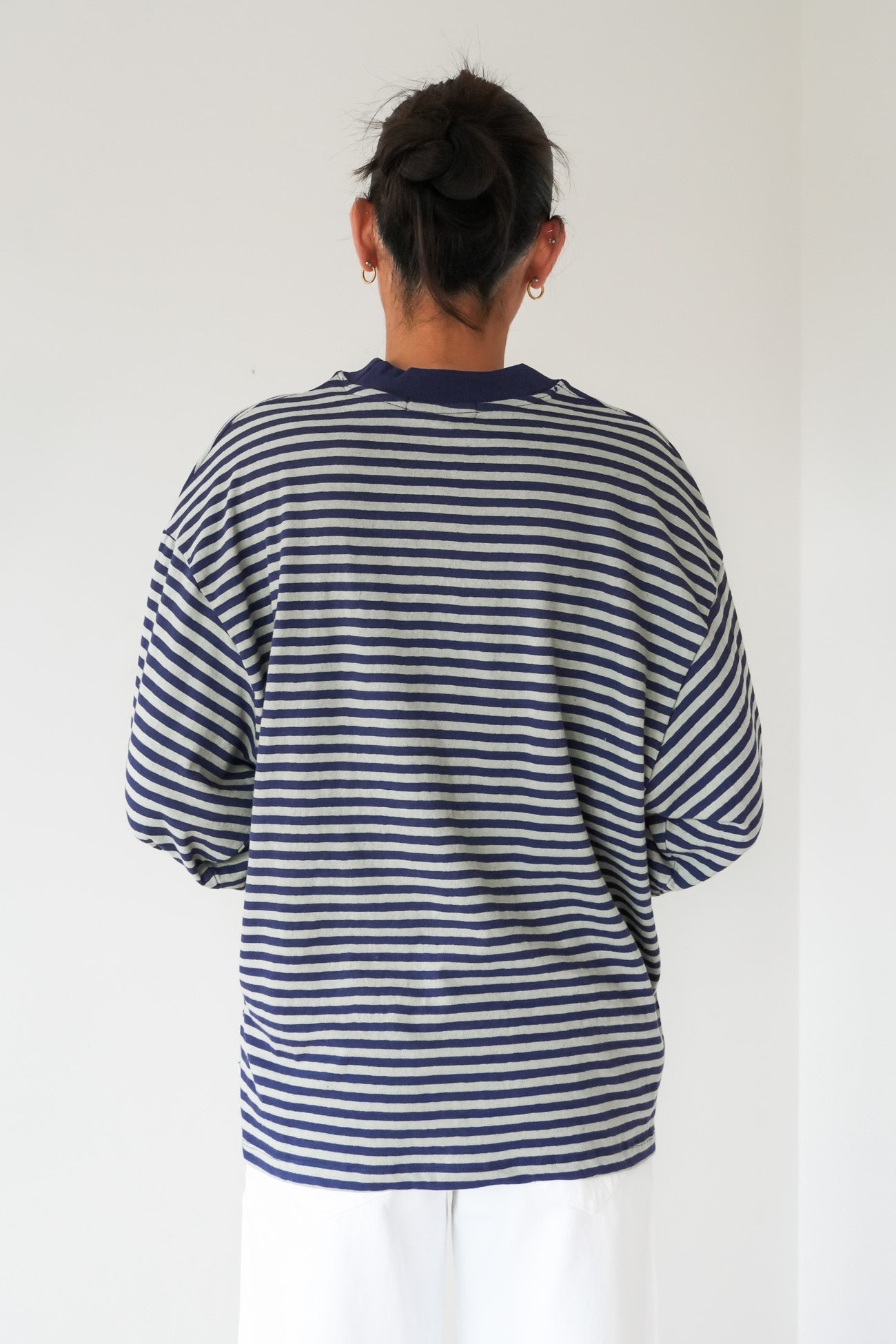 Paloma Long Sleeve Stripe Tee Sage