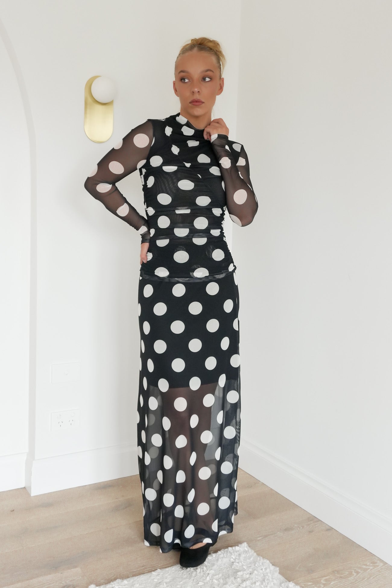 Pammie Mesh Skirt Spot