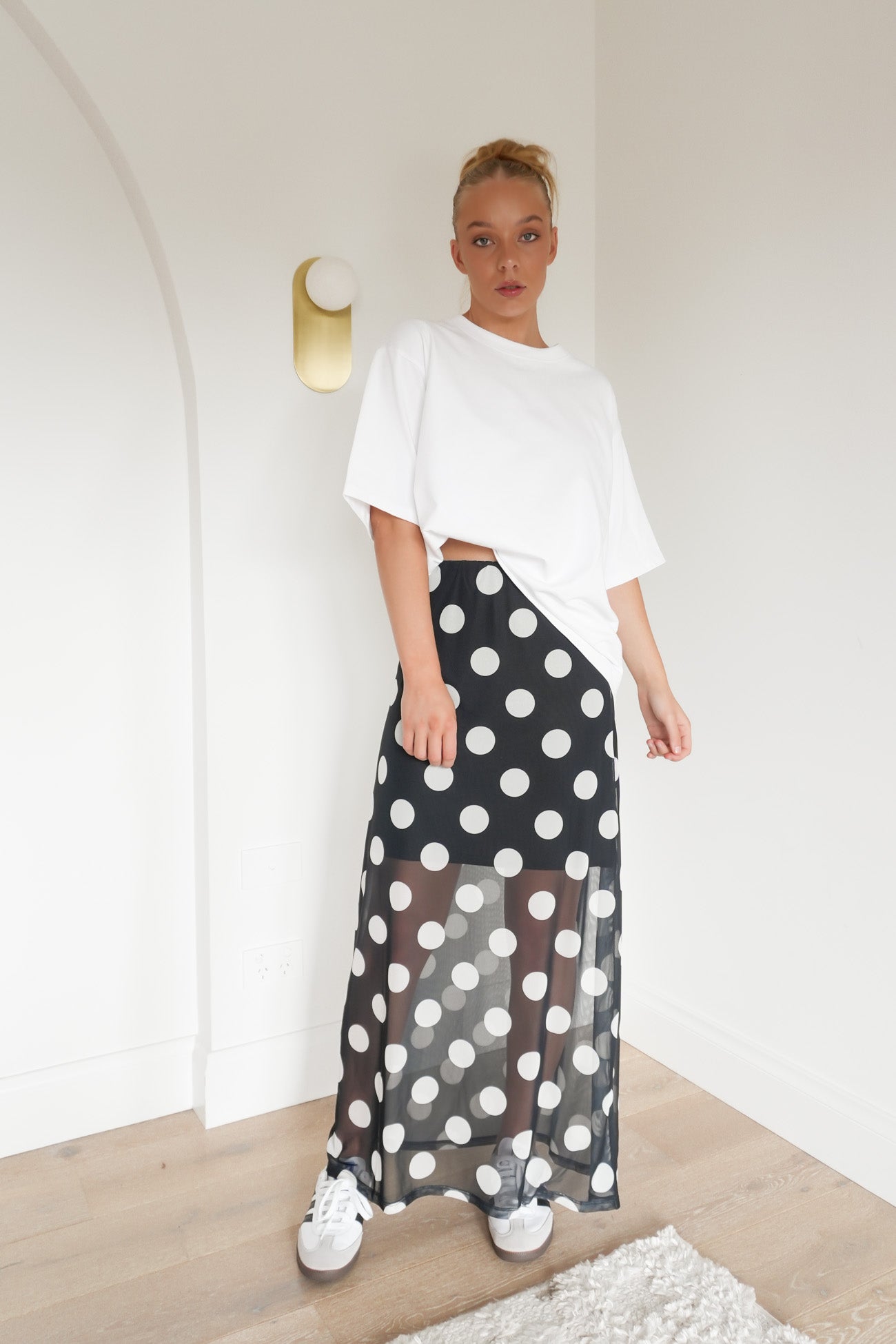 Pammie Mesh Skirt Spot