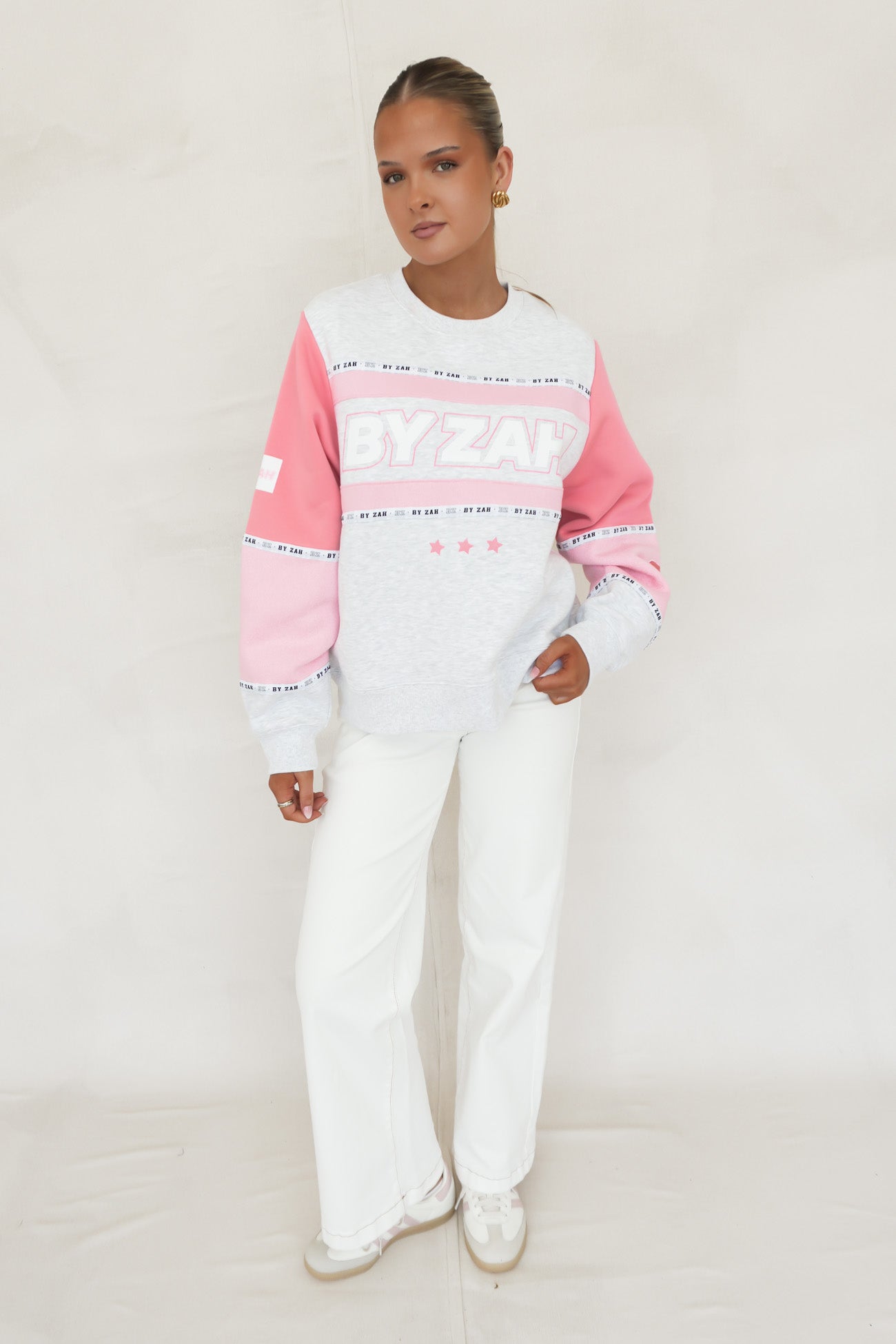 Paxton Panel Crew Pink