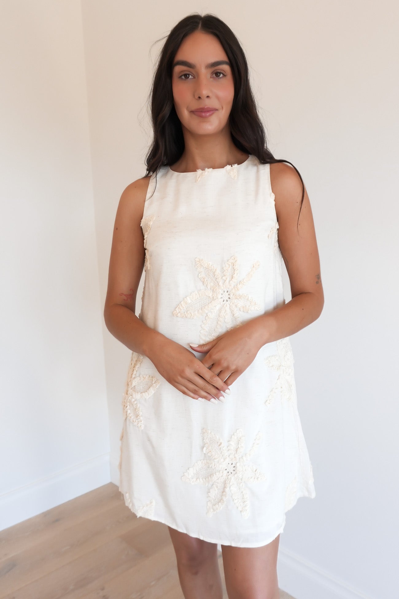 Pippah Mini Dress Beige