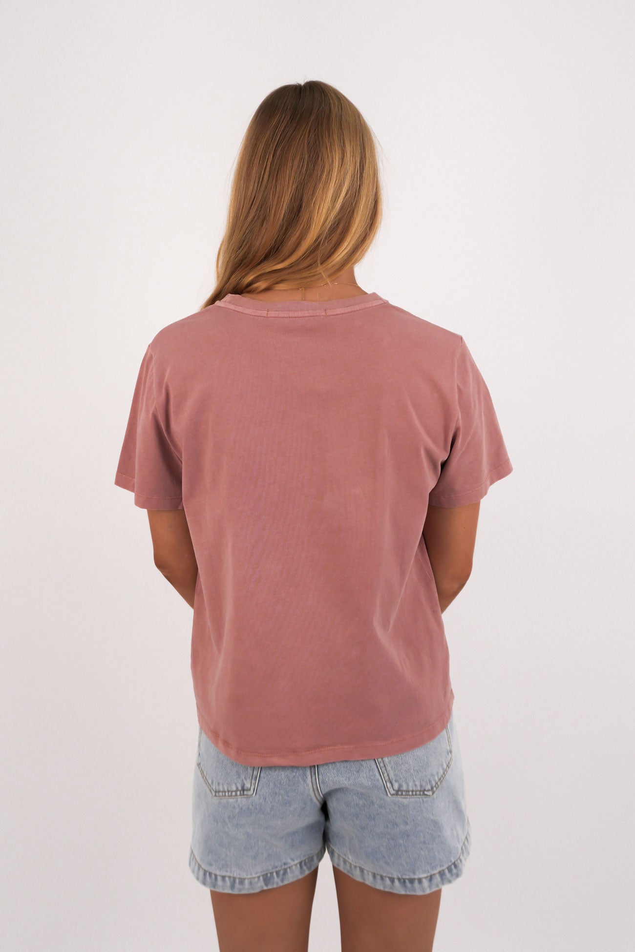 Pomegranate Tee Ash Rose