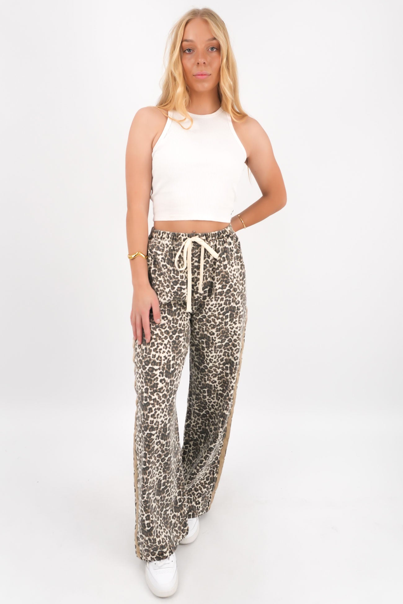 Portland Denim Pant Washed Leopard