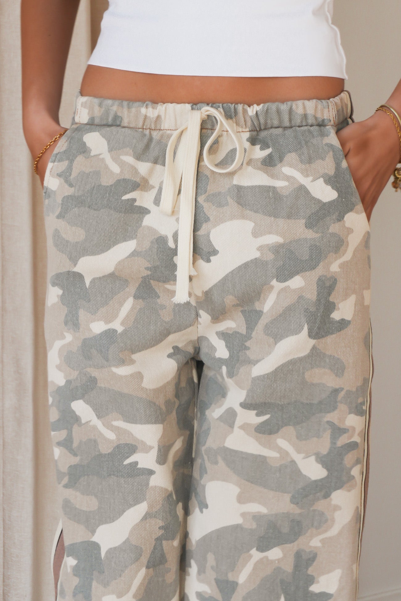 Portland Denim Pant Neutral Camo