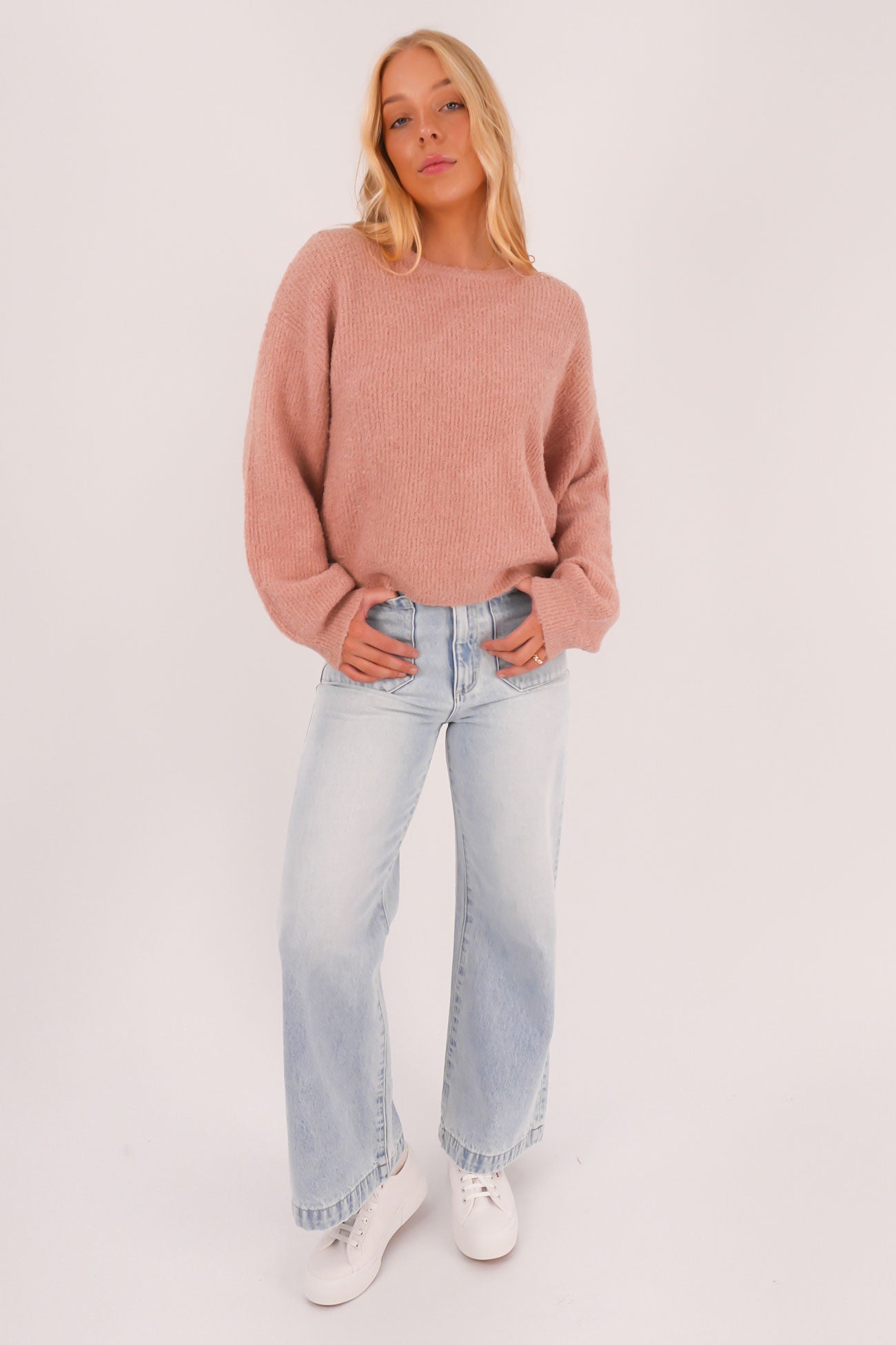 Quinn Knit Jumper Pink