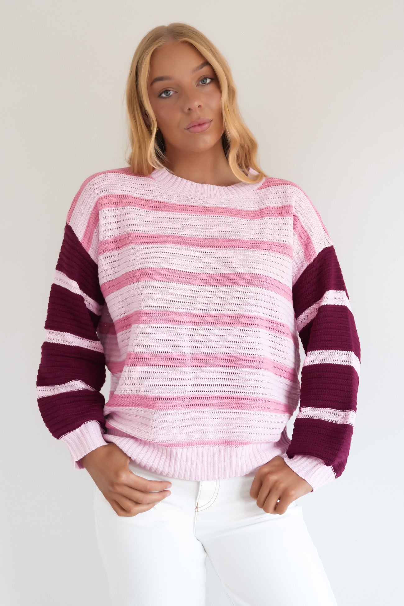 Reagan Knit Pink