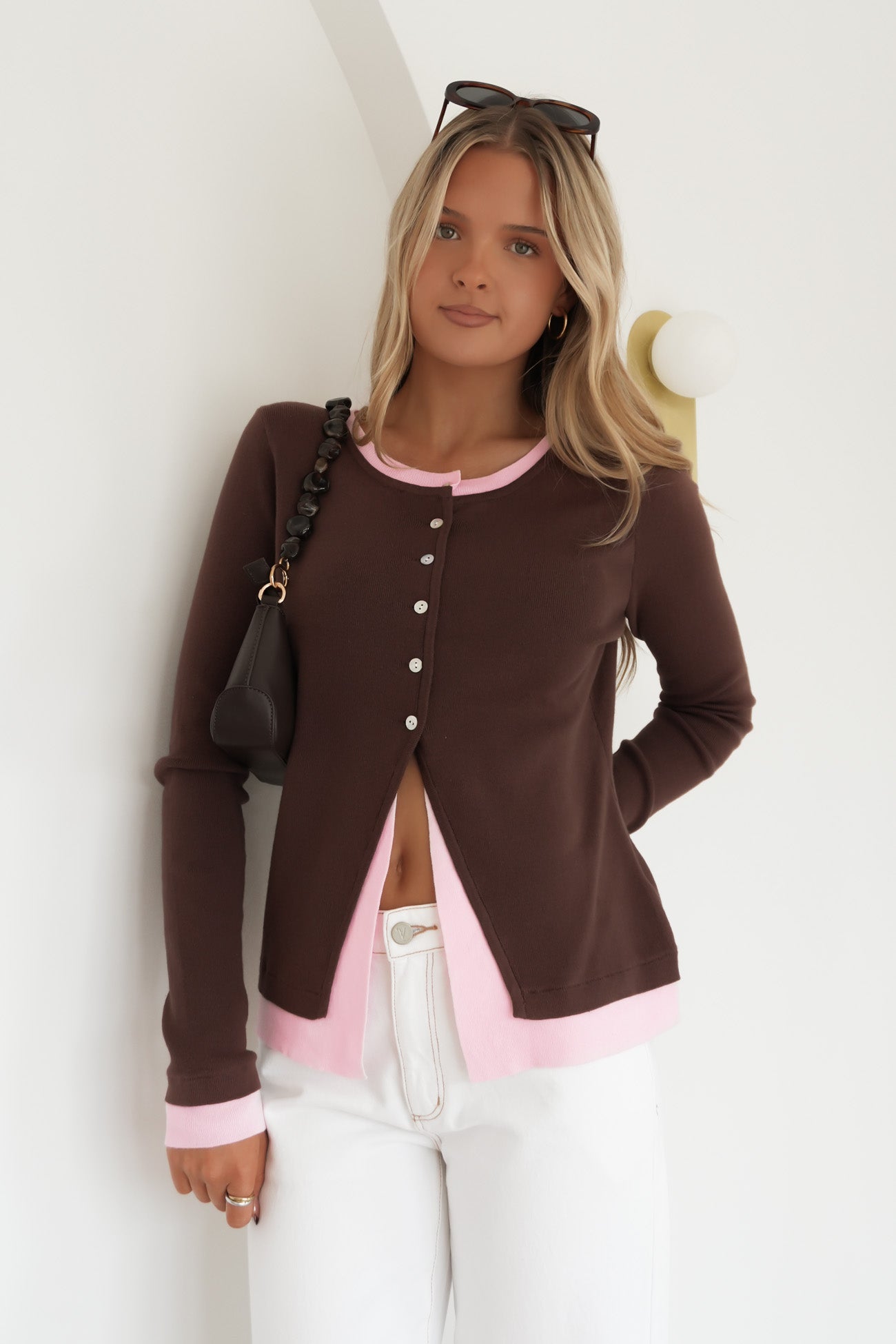 Rebekah Long Sleeve Top Chocolate