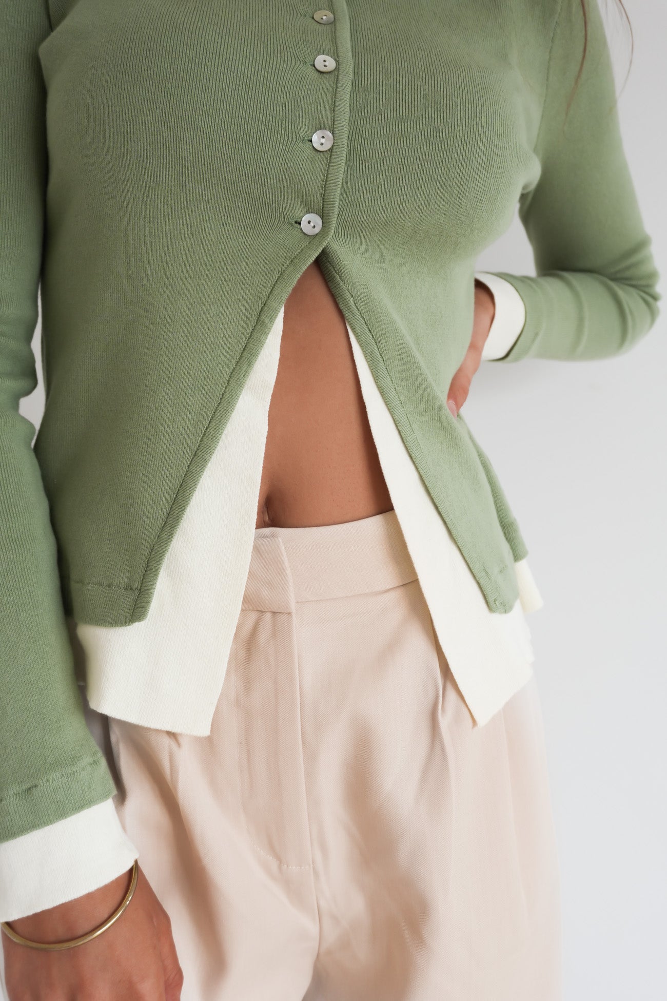 Rebekah Long Sleeve Top Matcha