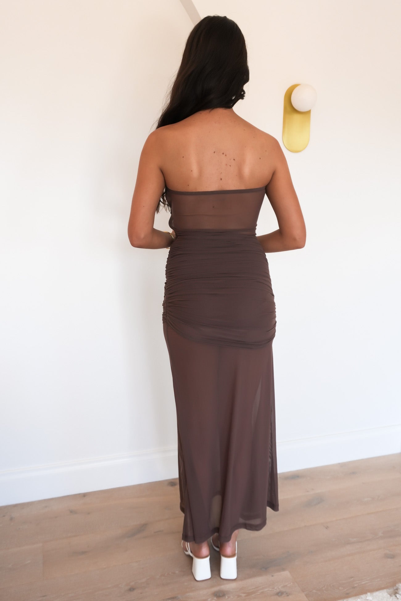 Reece Maxi Dress Brown