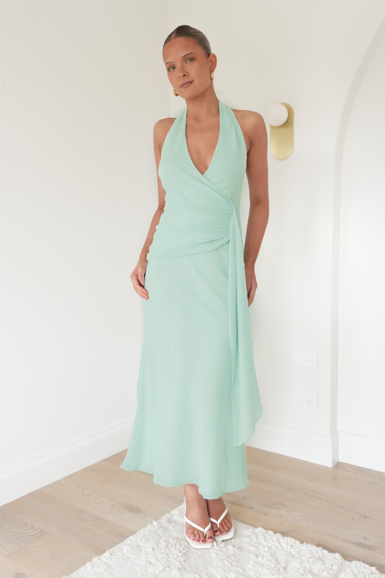 Reed Maxi Dress Mint
