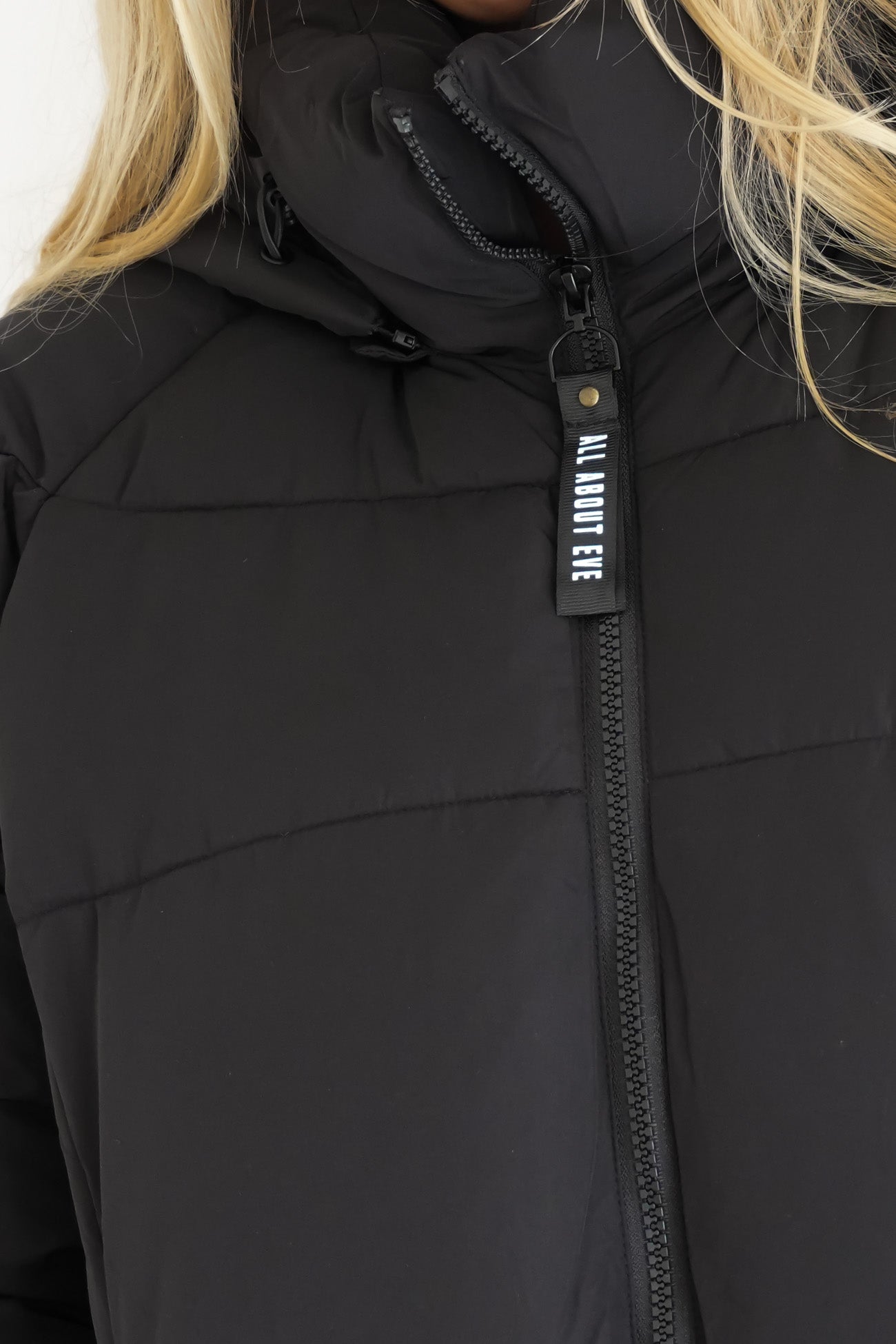 Remi Luxe Midi Puffer Black