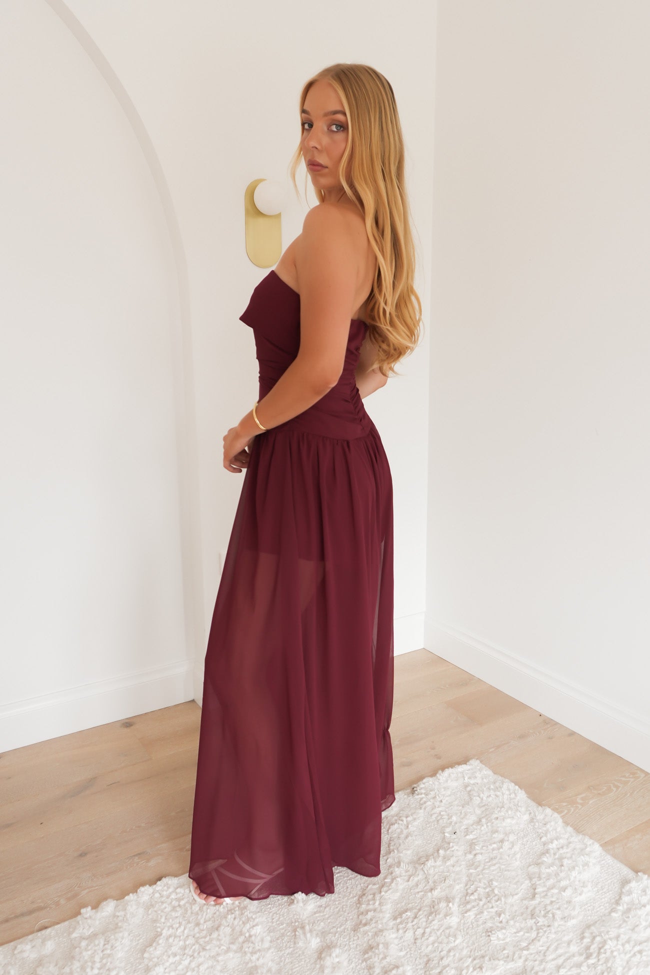 Renae Jumpsuit Wine