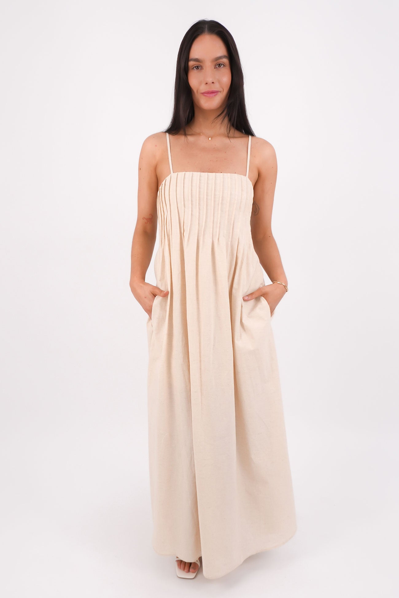 Renn Maxi Dress Beige