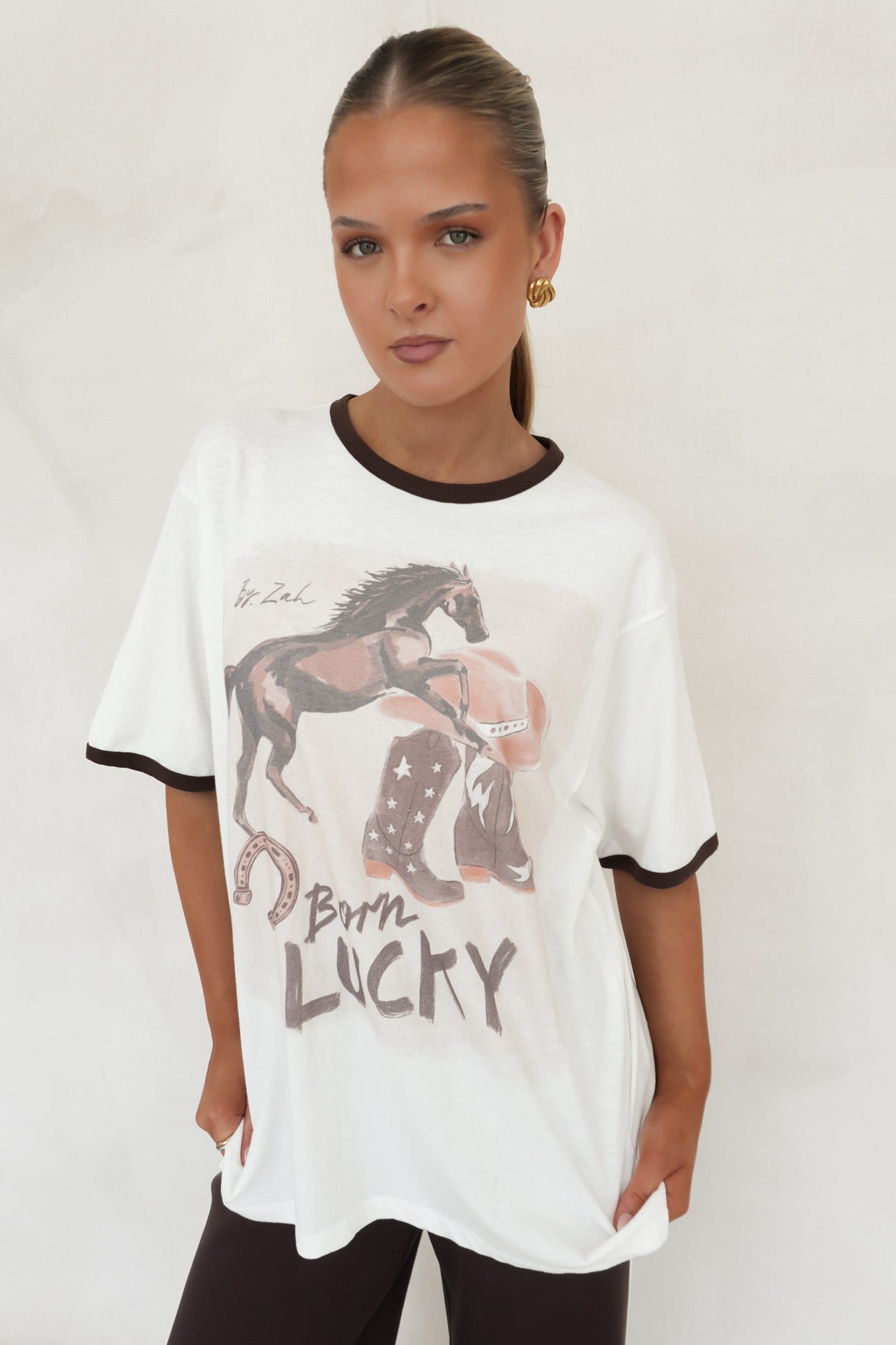 Rhett Oversized Tee Vintage White