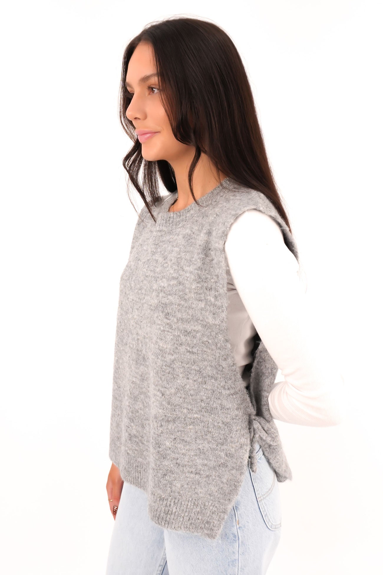 Ridley Knit Top Grey s3